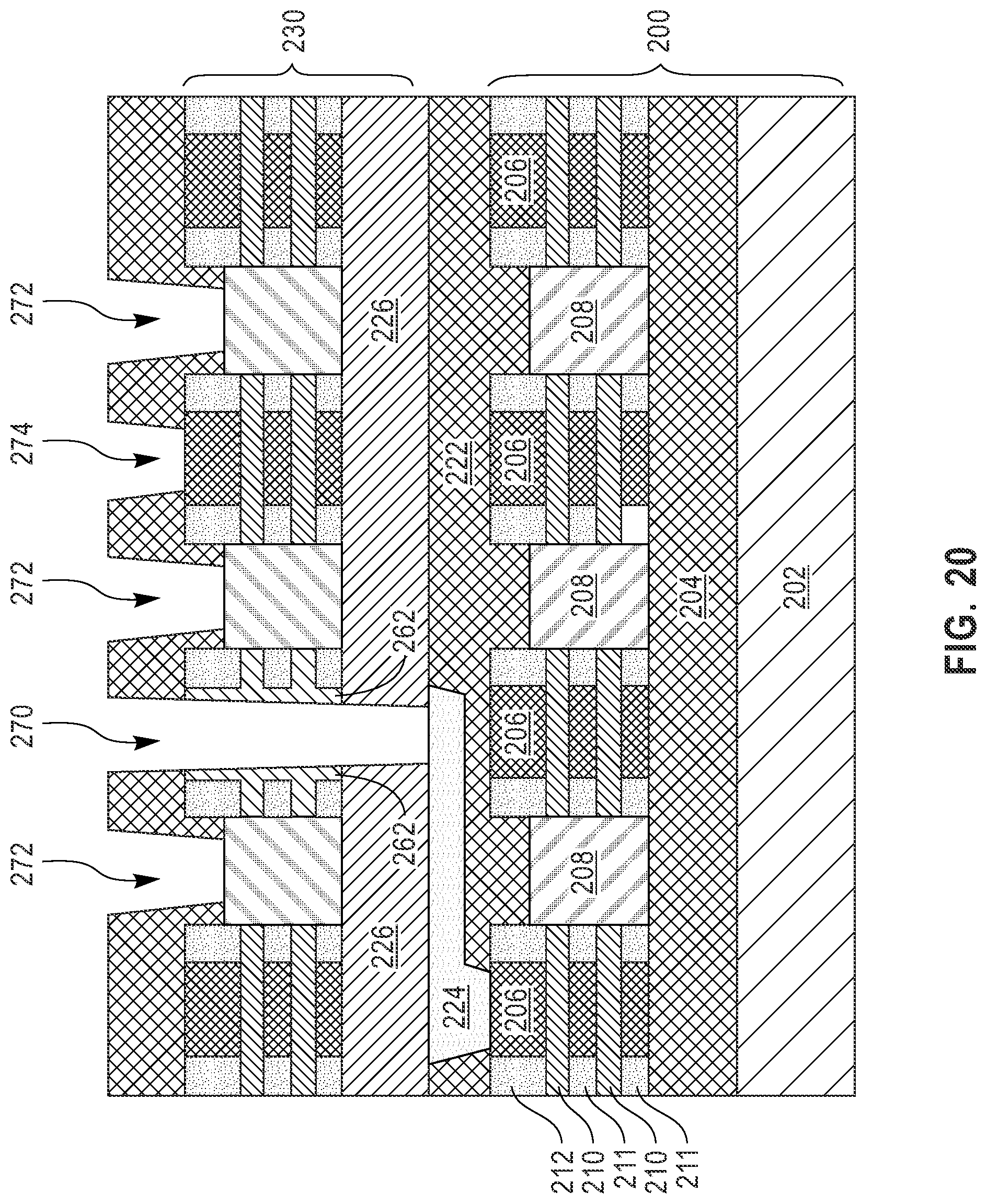 Patent US12324237 Figure 18 – Diffusion-break region in stacked-FET integrated circuit device