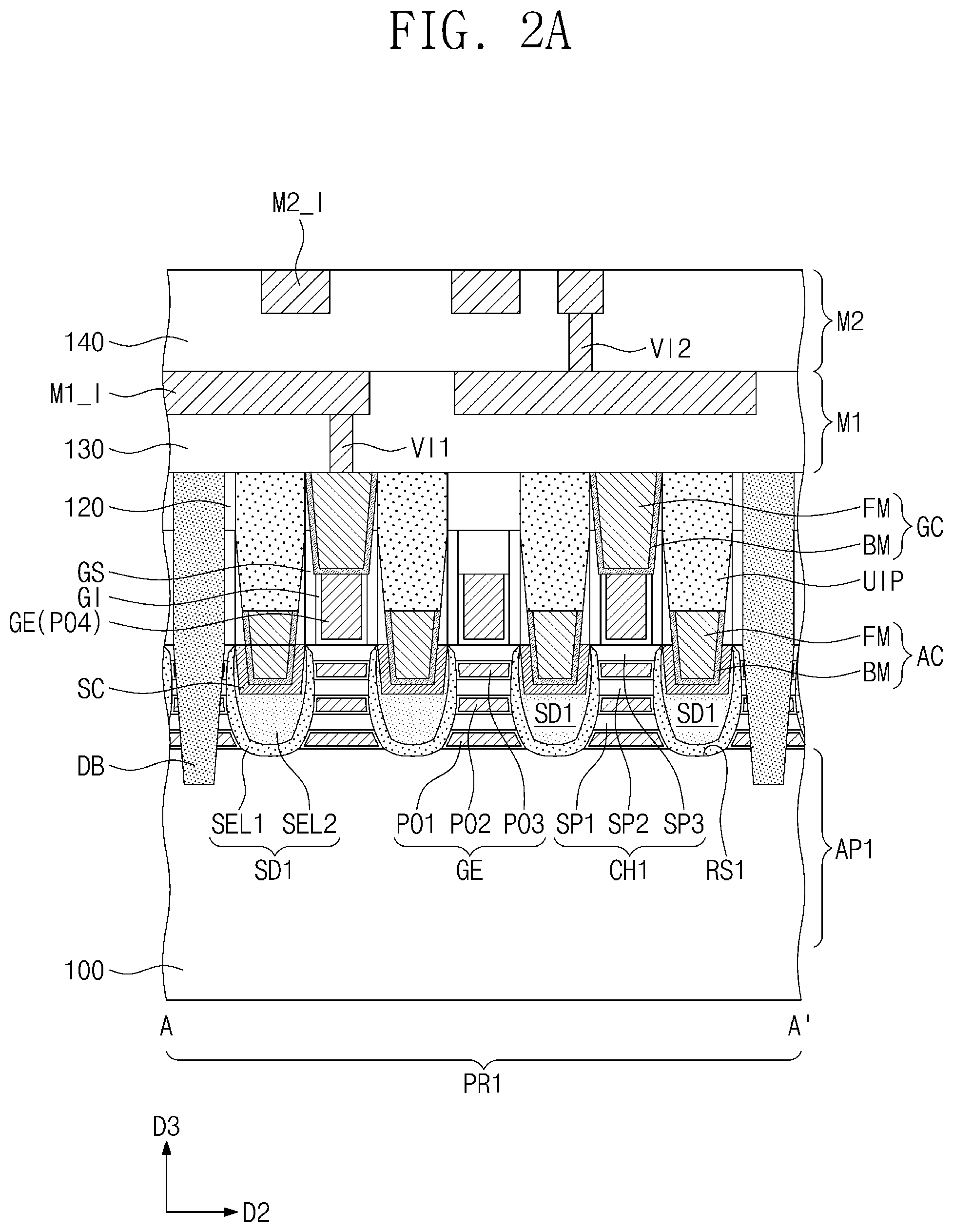Patent US12324238 Figure 2 – Semiconductor device