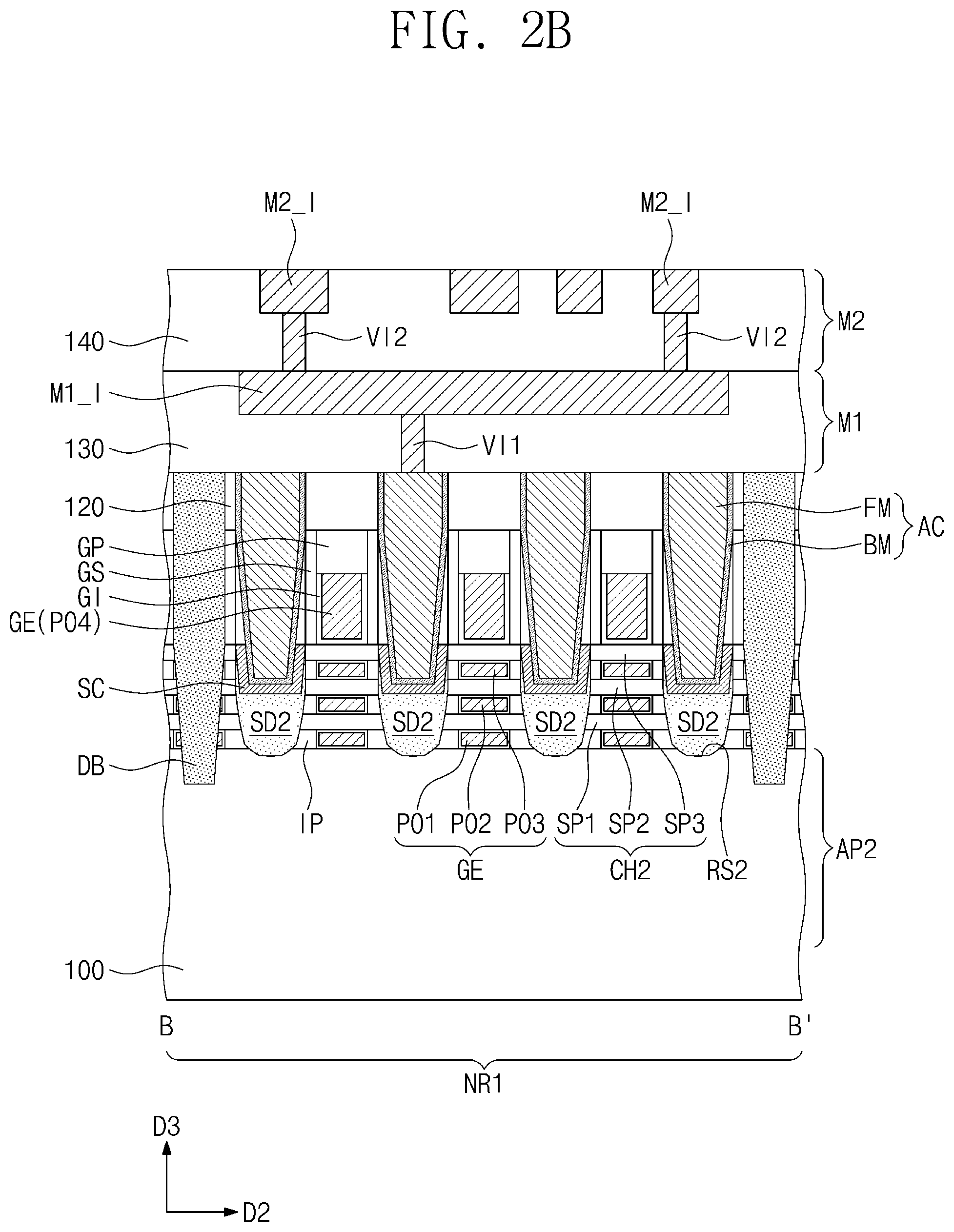 Patent US12324238 Figure 3 – Semiconductor device