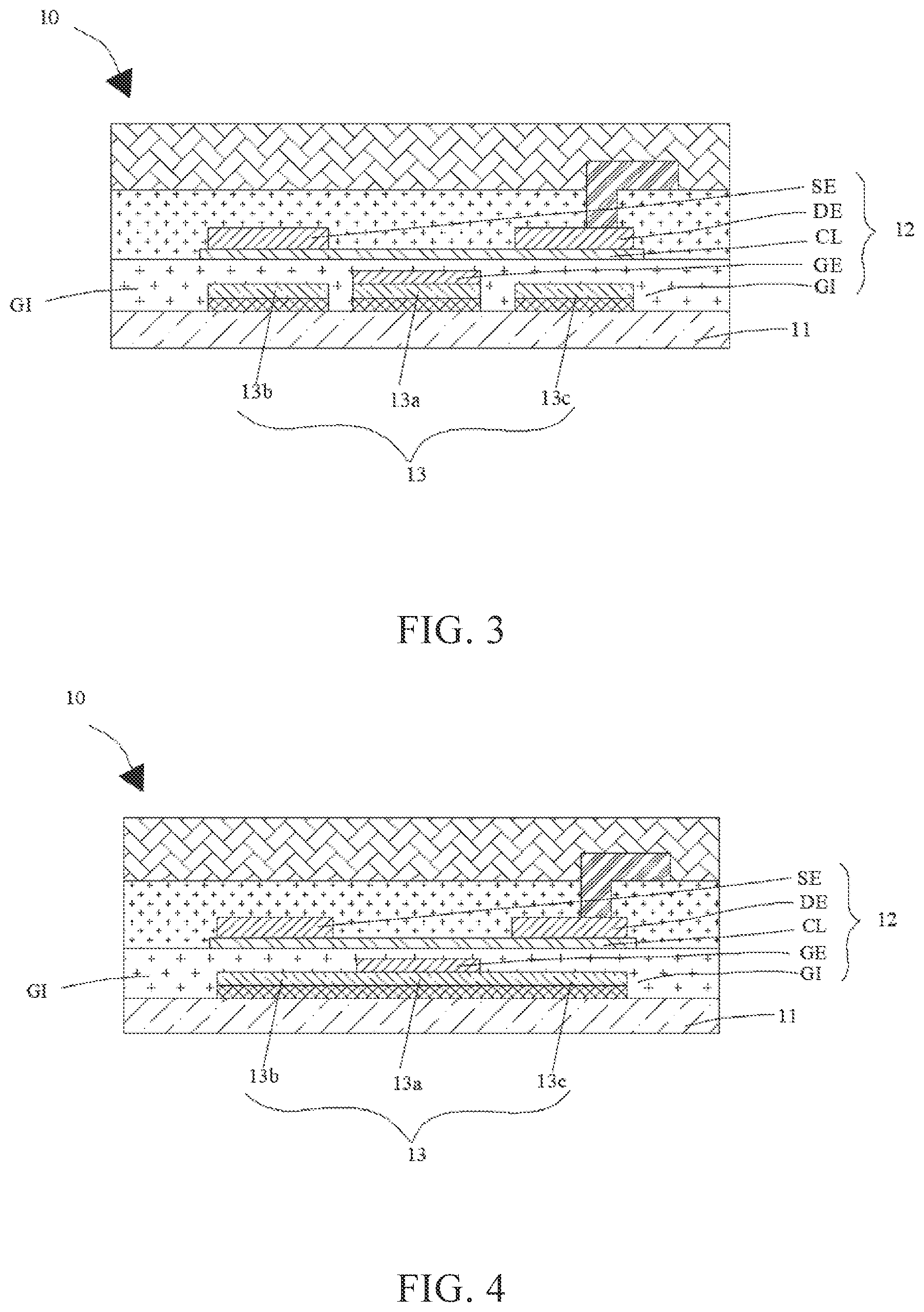 Patent US12324240 Figure 2 – Array substrate including peeling prevention and anti-reflective functional layers