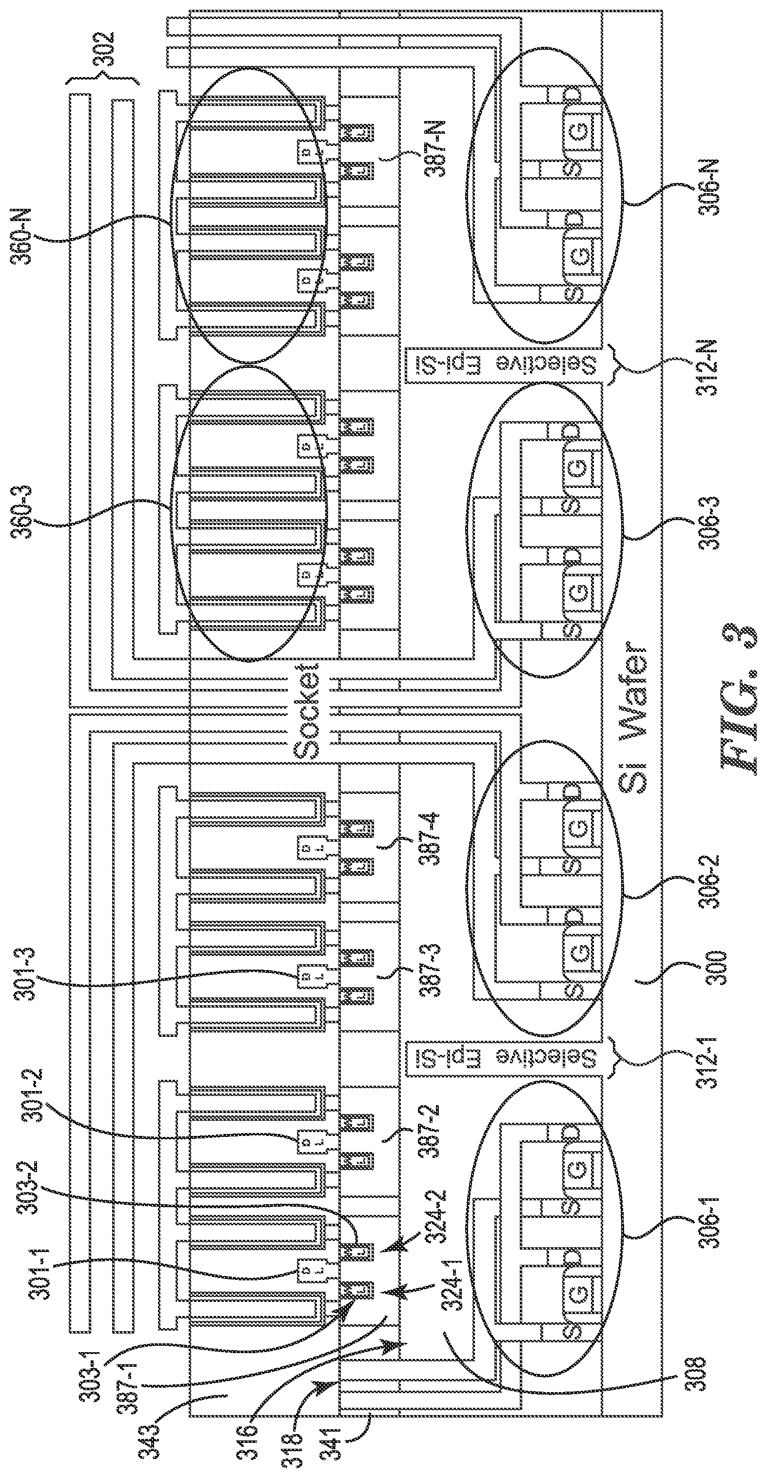 Patent US12324244 Figure 2 – Epitaxial single crystalline silicon growth for memory arrays
