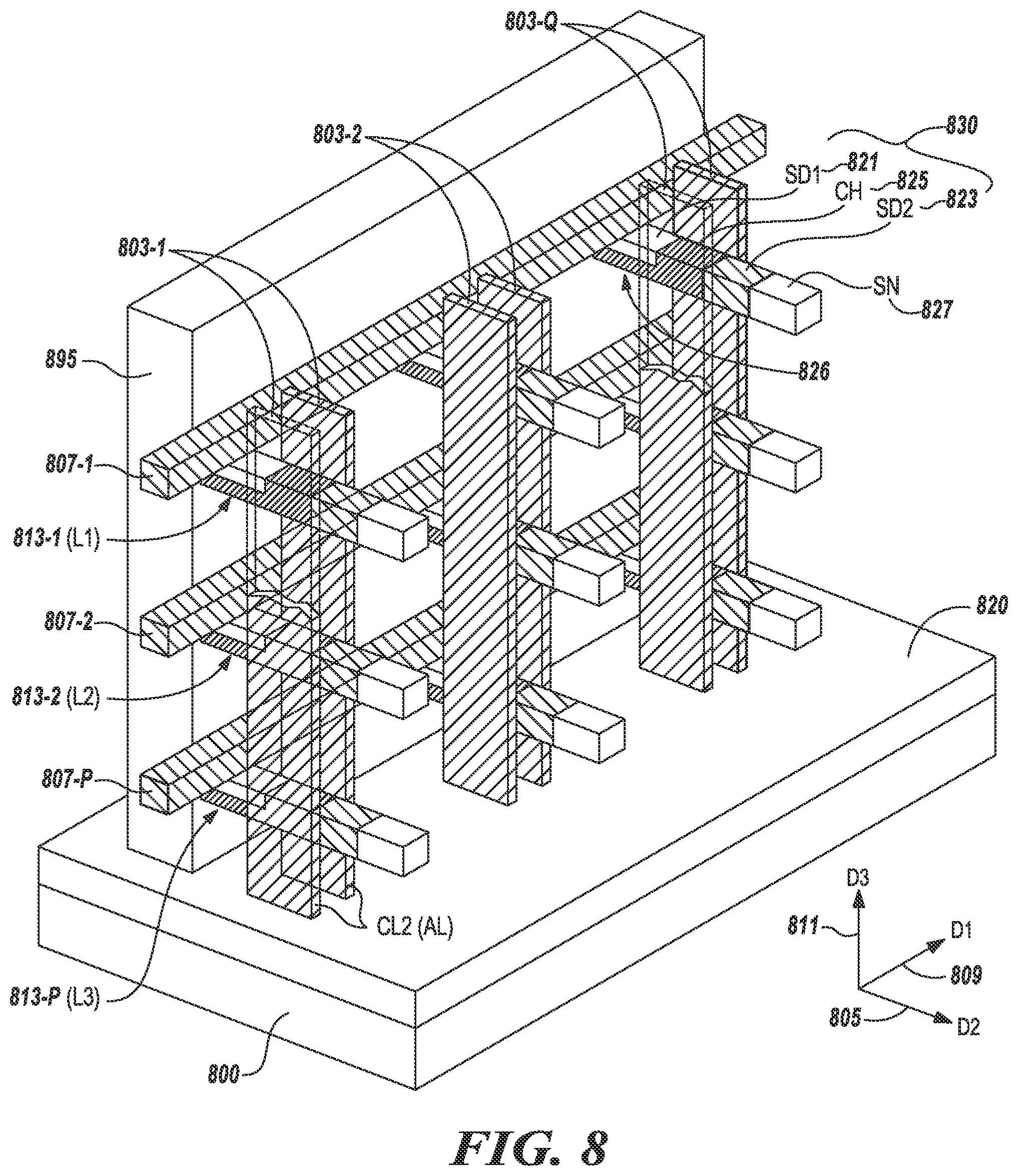 Patent US12324244 Figure 6 – Epitaxial single crystalline silicon growth for memory arrays