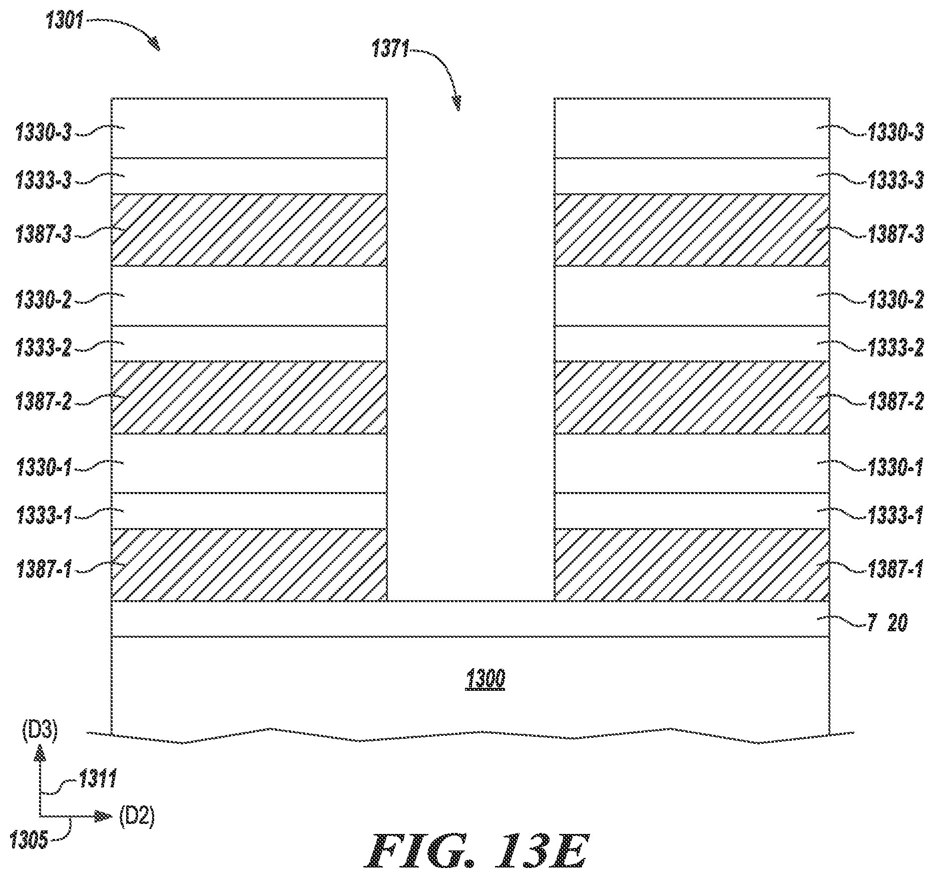 Patent US12324244 Figure 20 – Epitaxial single crystalline silicon growth for memory arrays