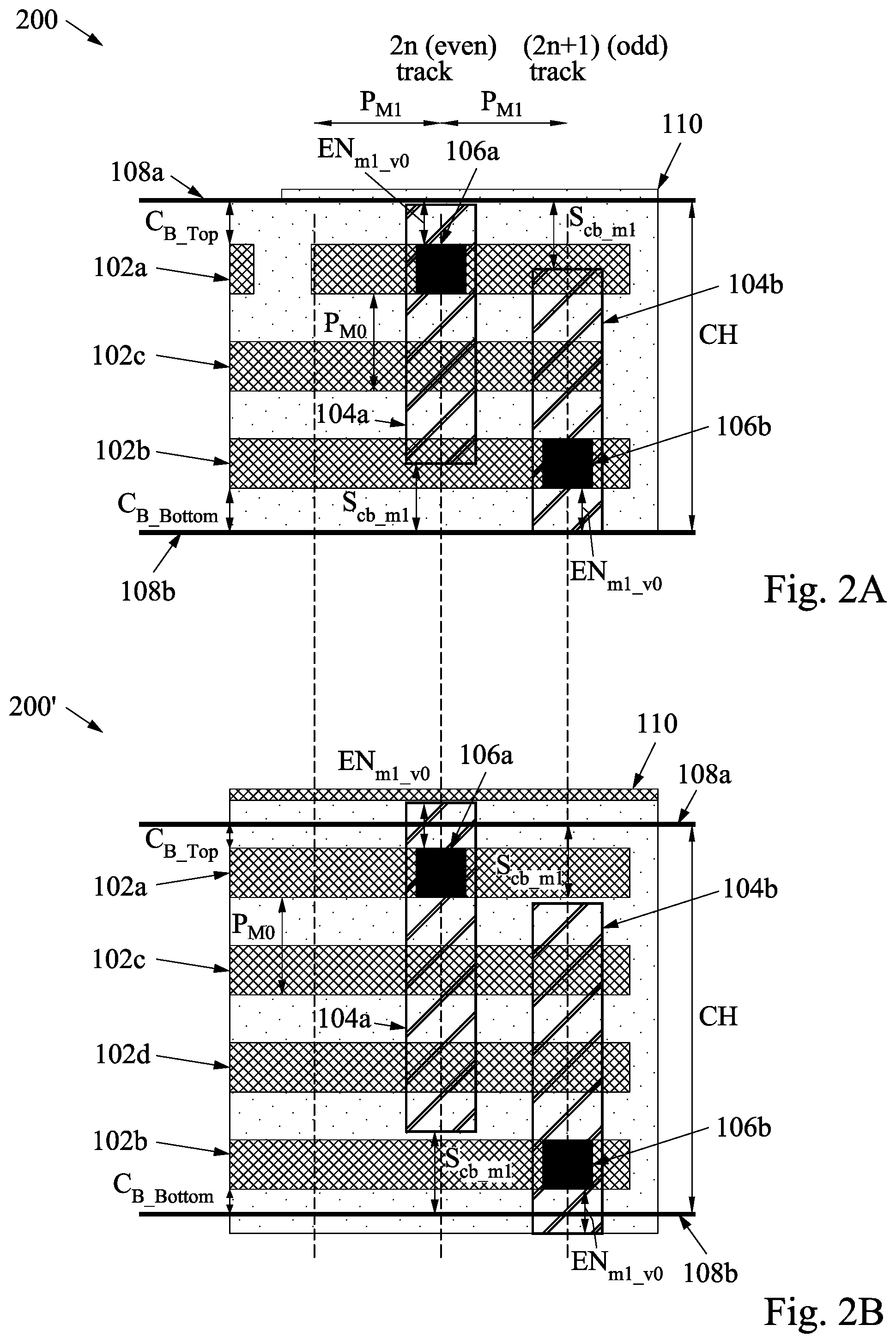 Patent US12324245 Figure 2 – Layout architecture for a cell