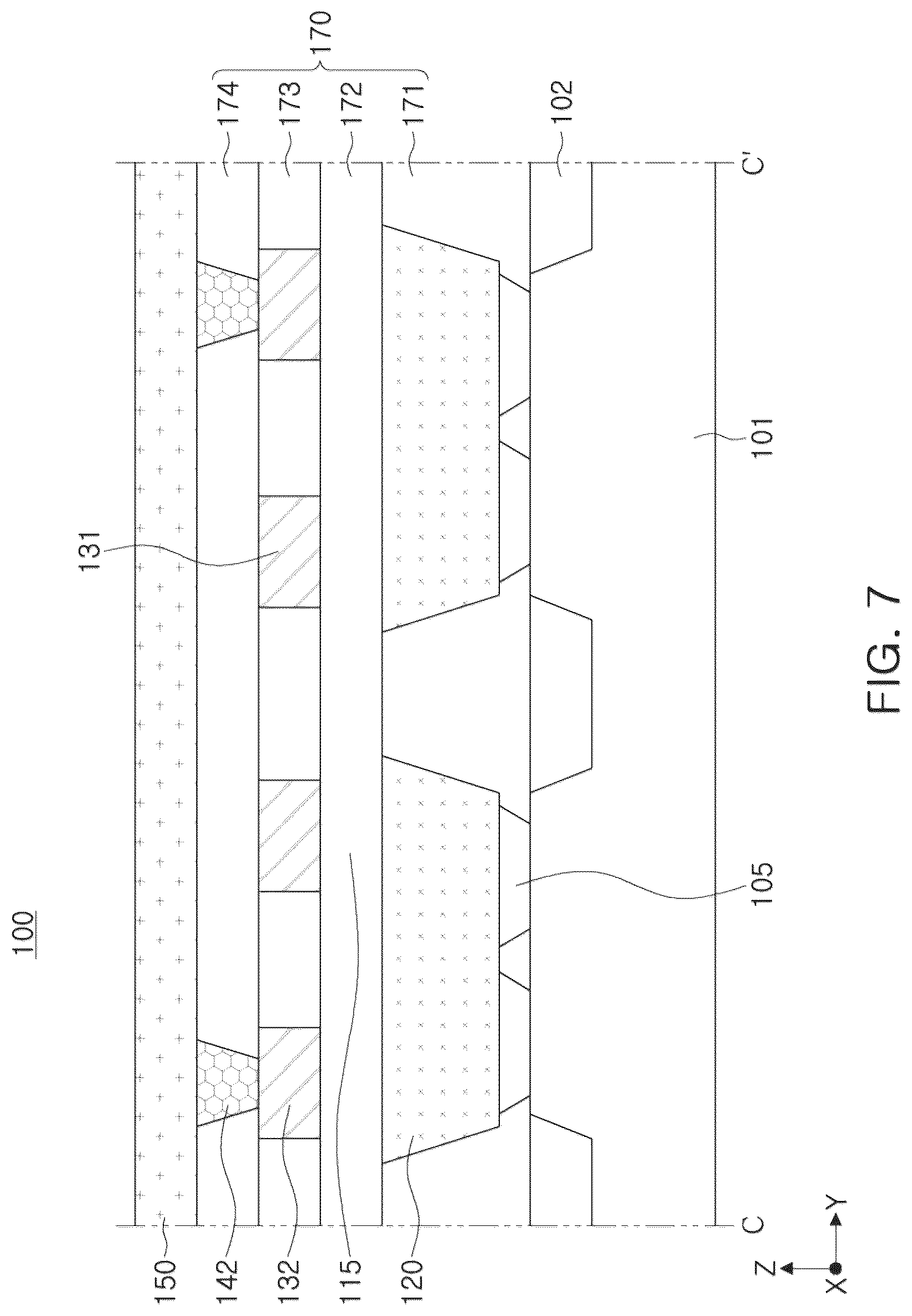 Patent US12324246 Figure 7 – Semiconductor device and layout method of the same