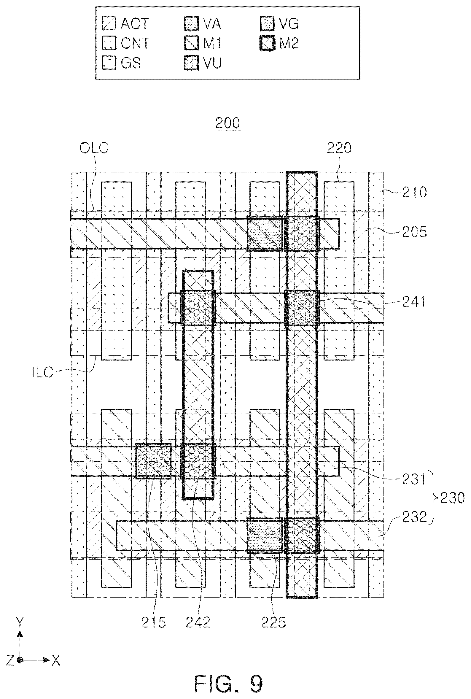 Patent US12324246 Figure 9 – Semiconductor device and layout method of the same