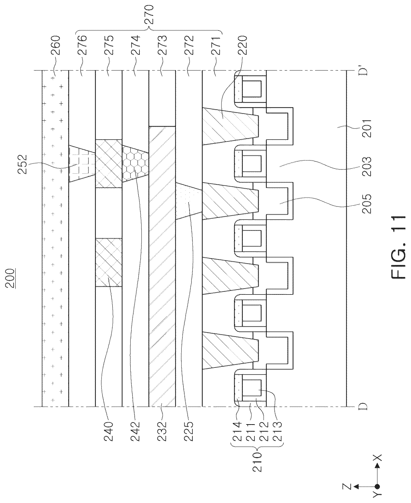 Patent US12324246 Figure 11 – Semiconductor device and layout method of the same