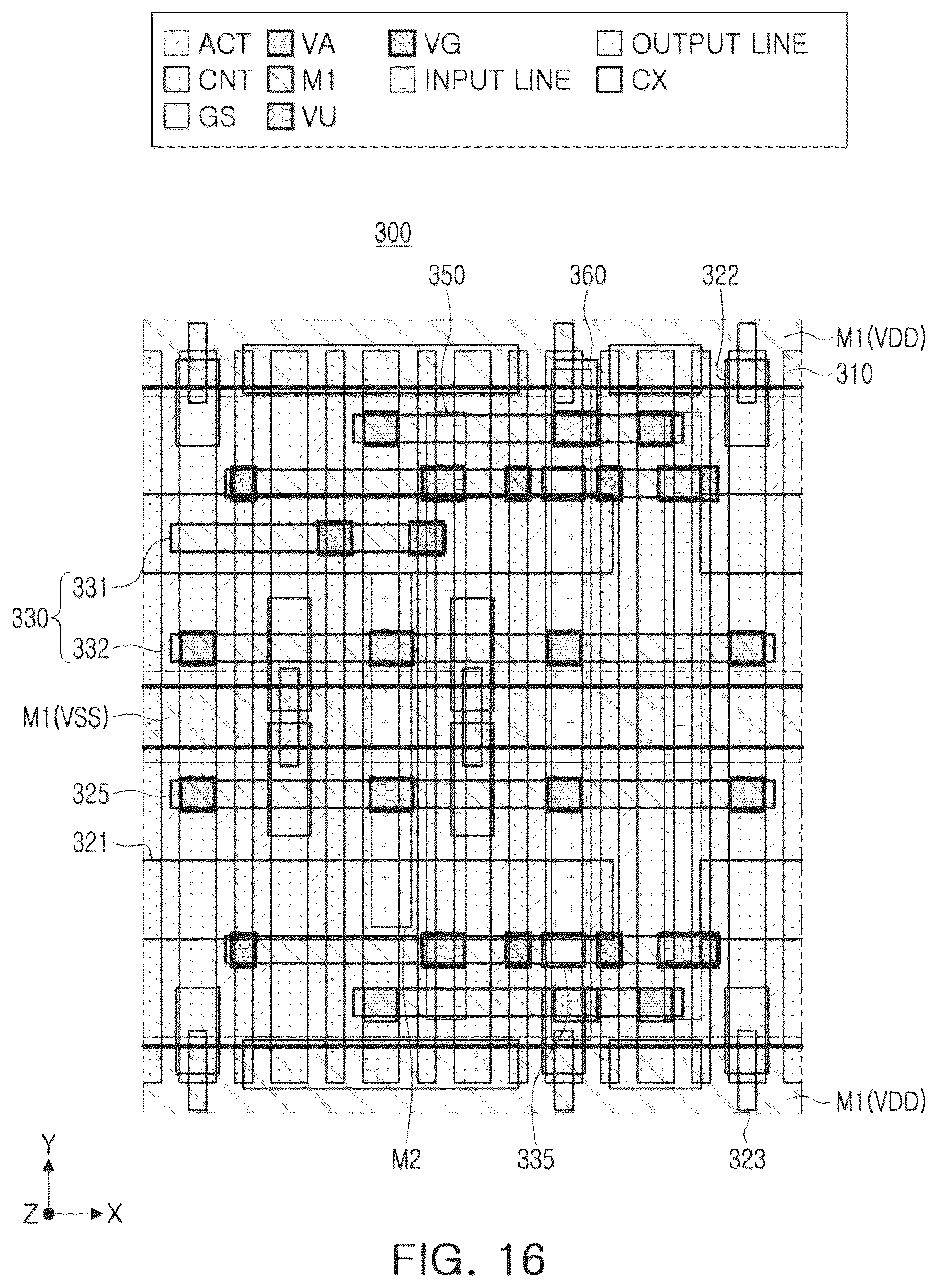 Patent US12324246 Figure 17 – Semiconductor device and layout method of the same