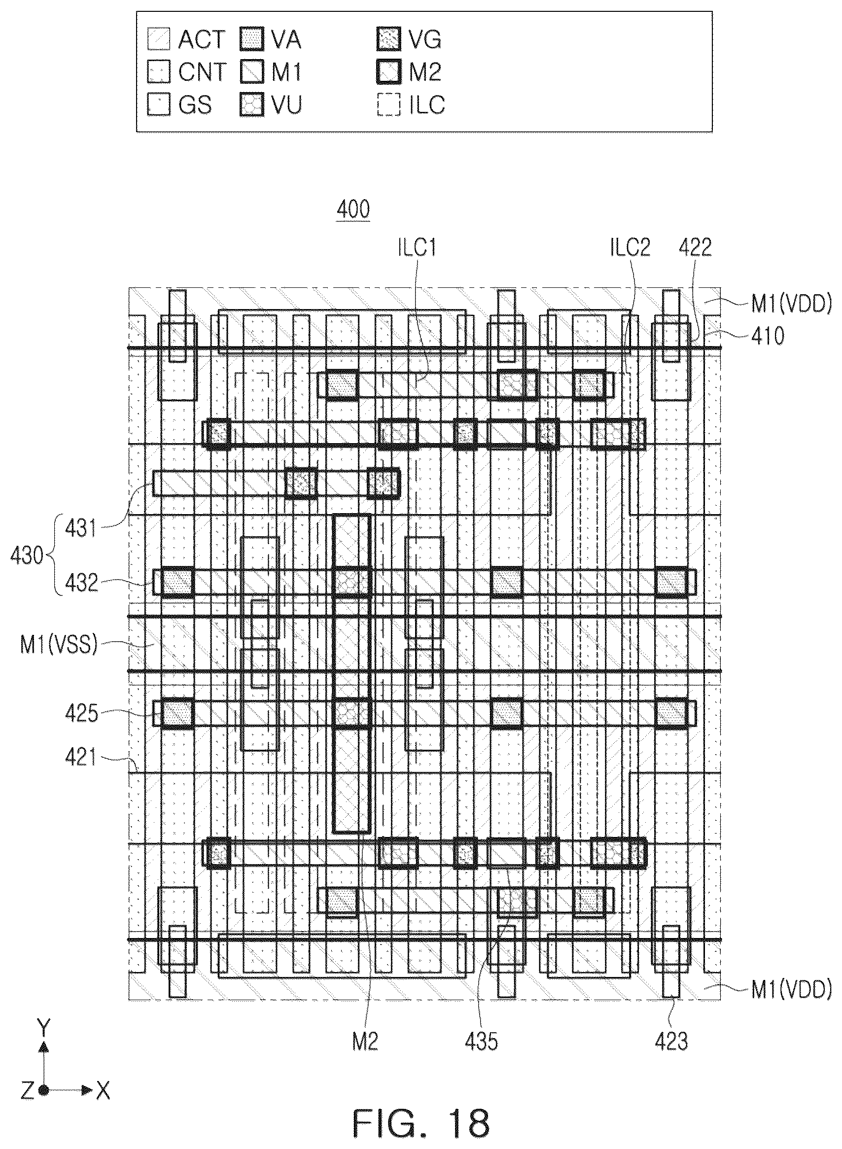 Patent US12324246 Figure 19 – Semiconductor device and layout method of the same