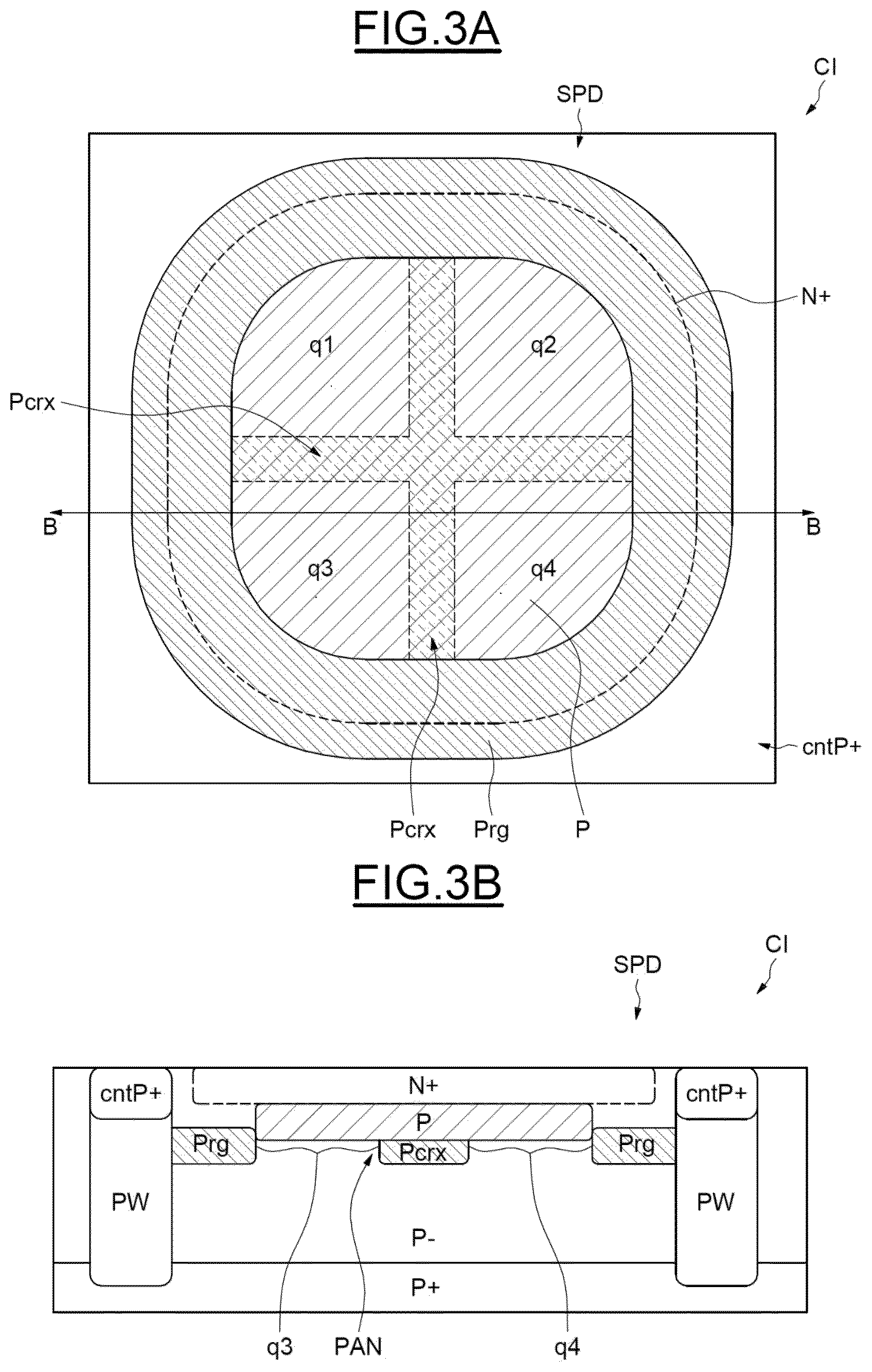 Patent US12324251 Figure 4 – Integrated circuit comprising a single photon avalanche diode and corresponding manufacturing method