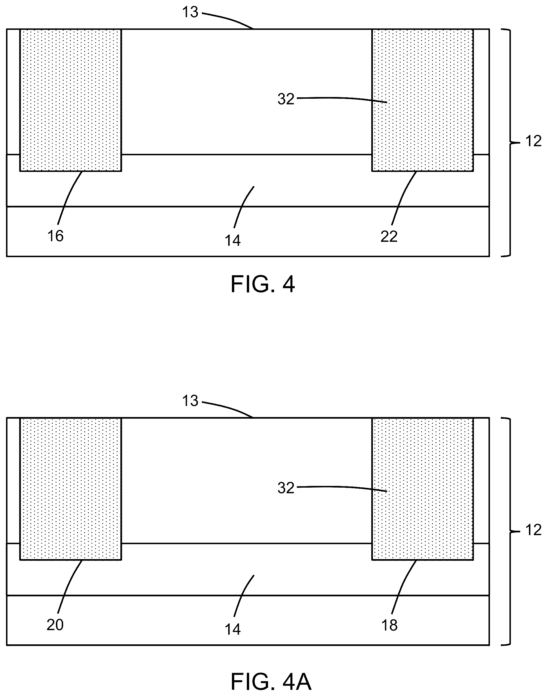 Patent US12324252 Figure 5 – Structures including a photodetector and multiple cathode contacts