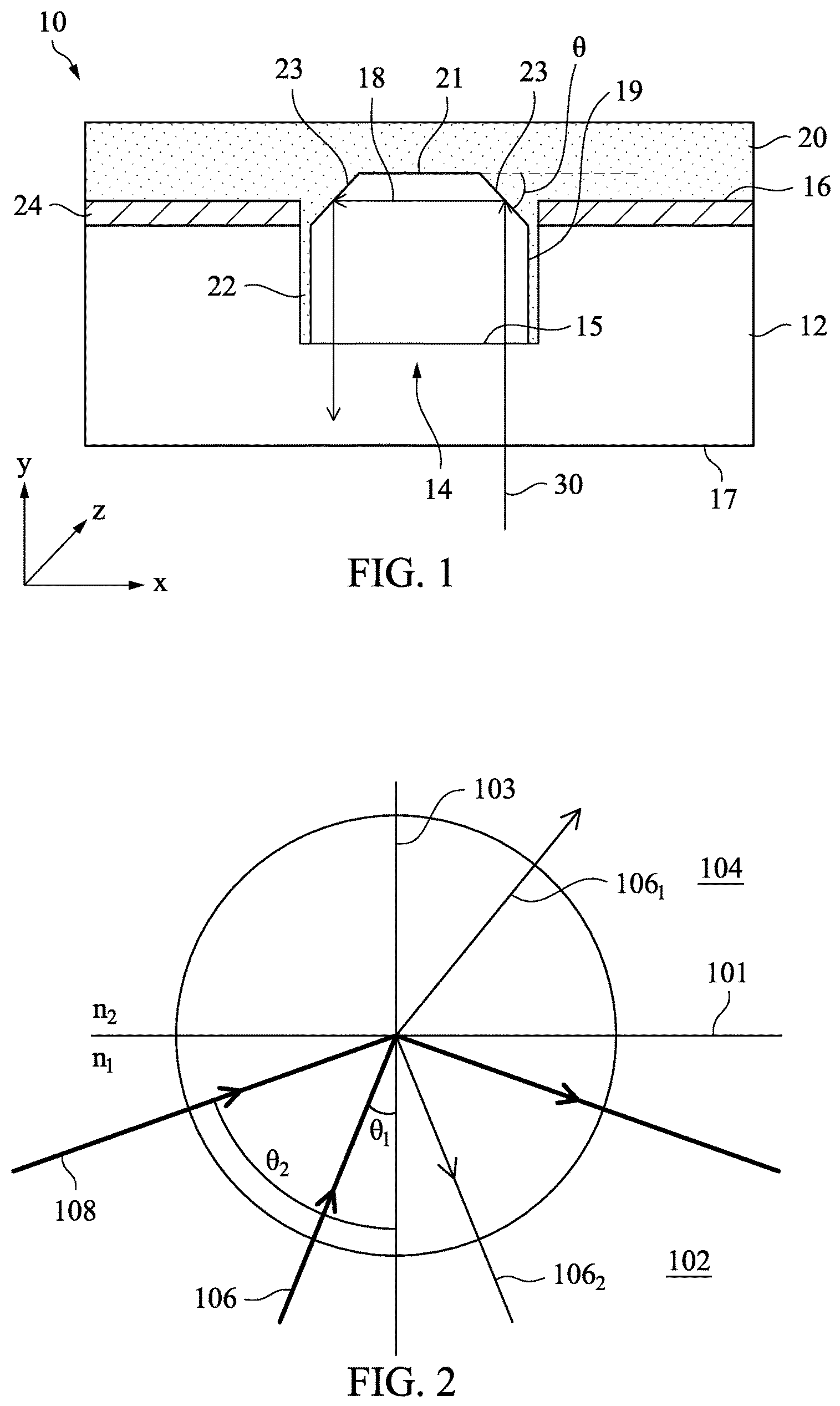Patent US12324255 Figure 1 – Photonic device and method having increased quantum effect length