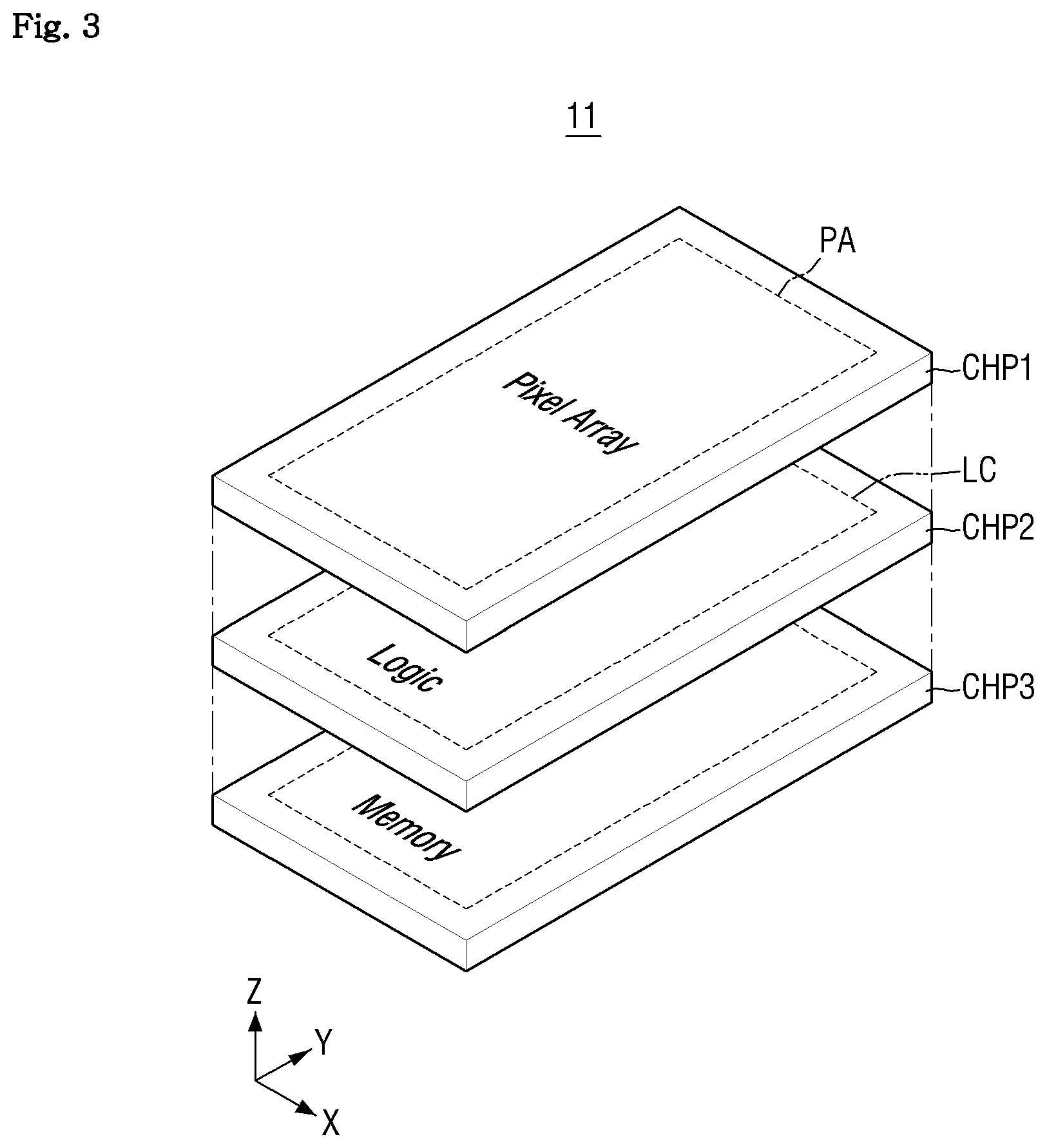 Patent US12324256 Figure 3 – Image sensor
