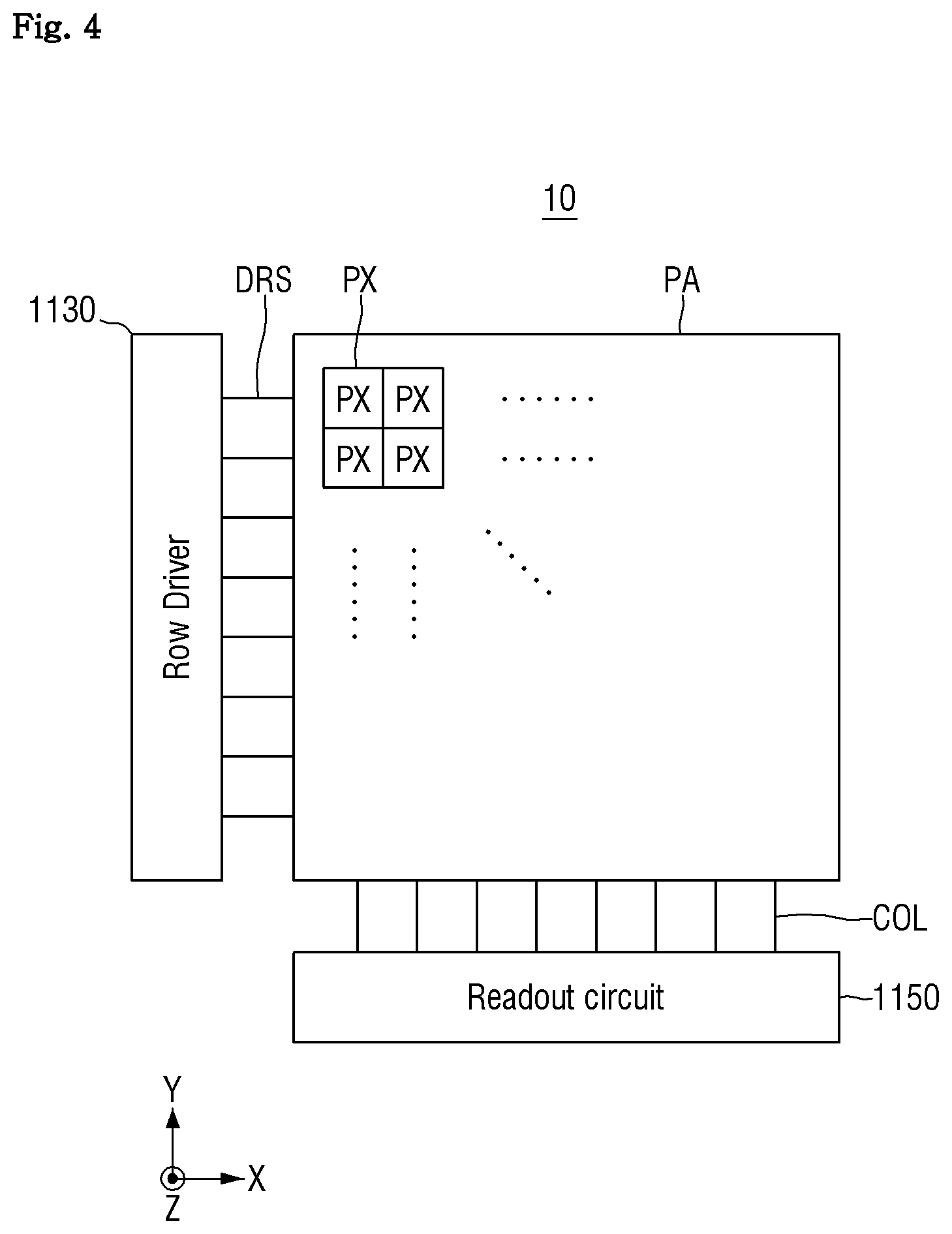 Patent US12324256 Figure 4 – Image sensor