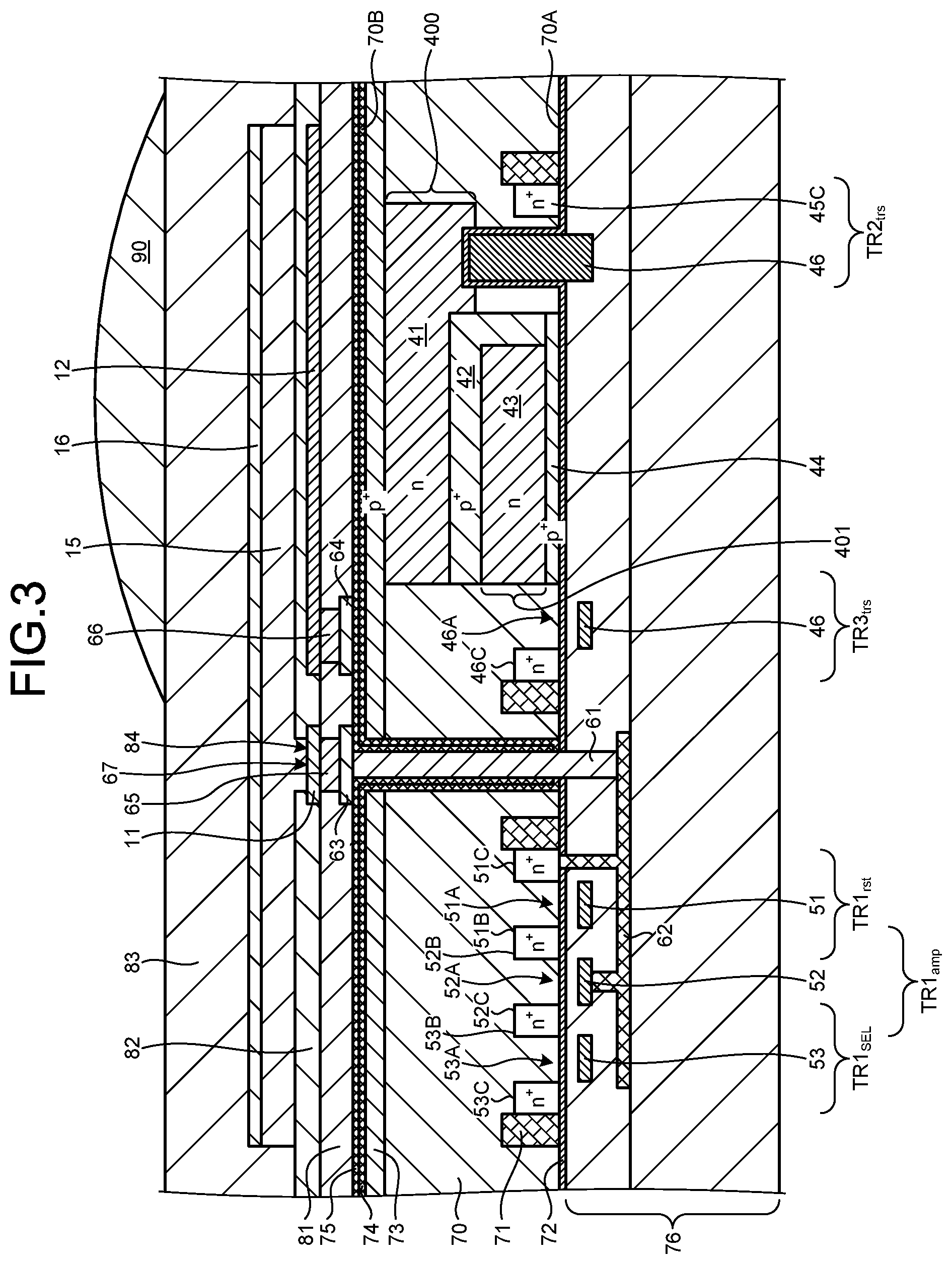 Patent US12324257 Figure 3 – Imaging device and electronic device
