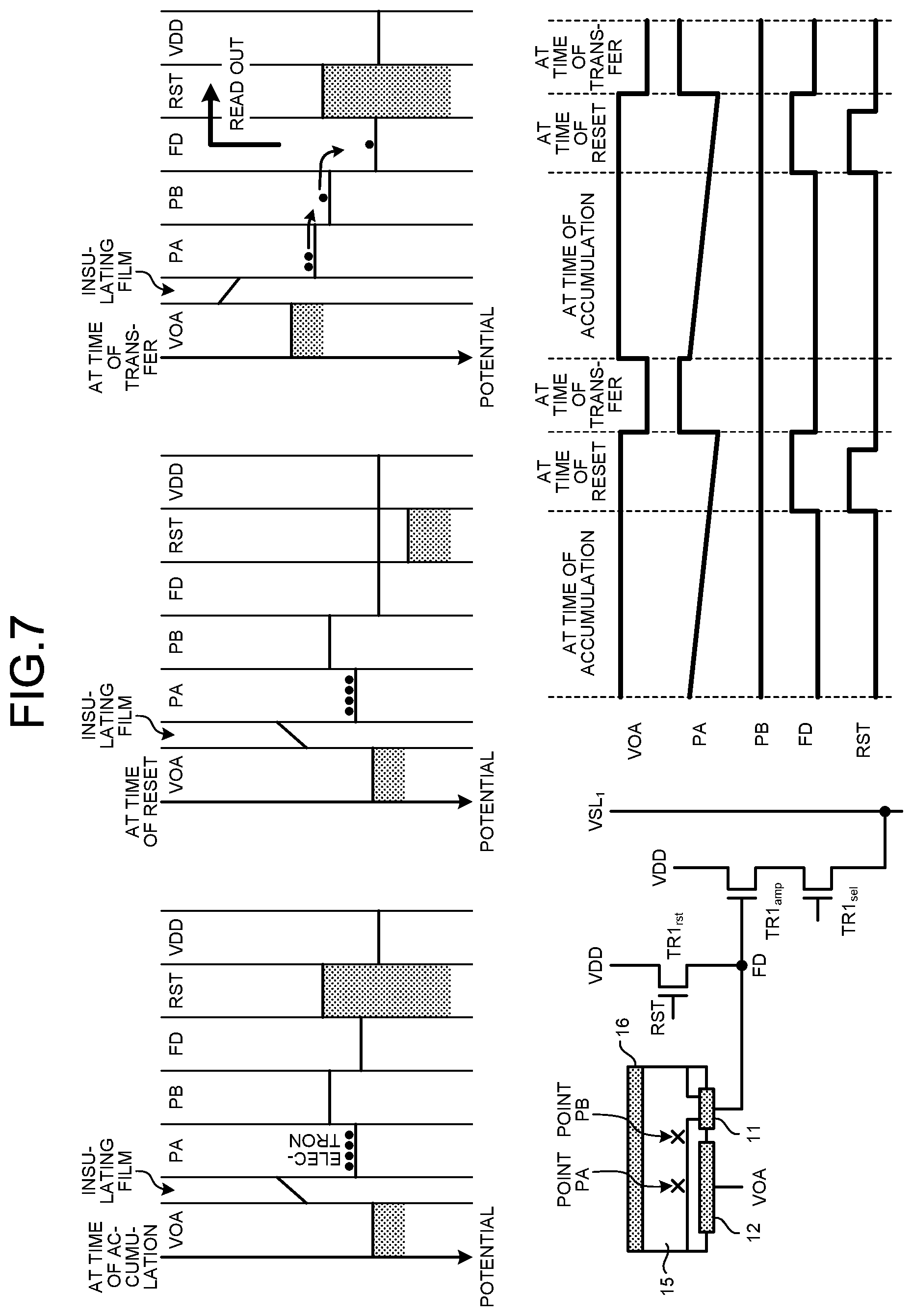 Patent US12324257 Figure 7 – Imaging device and electronic device