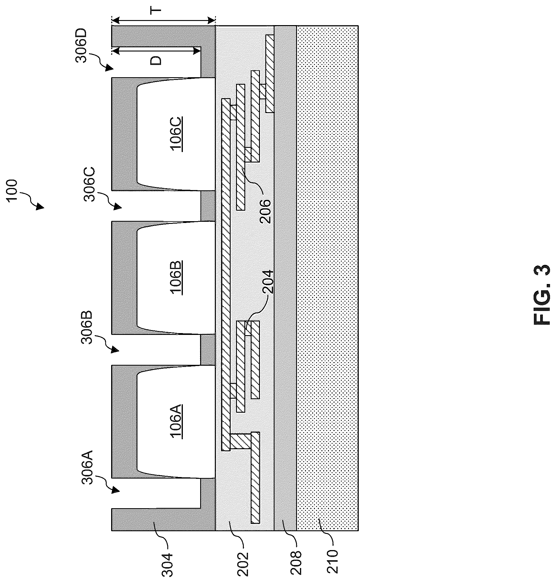 Patent US12324258 Figure 3 – Image sensor with improved quantum efficiency surface structure