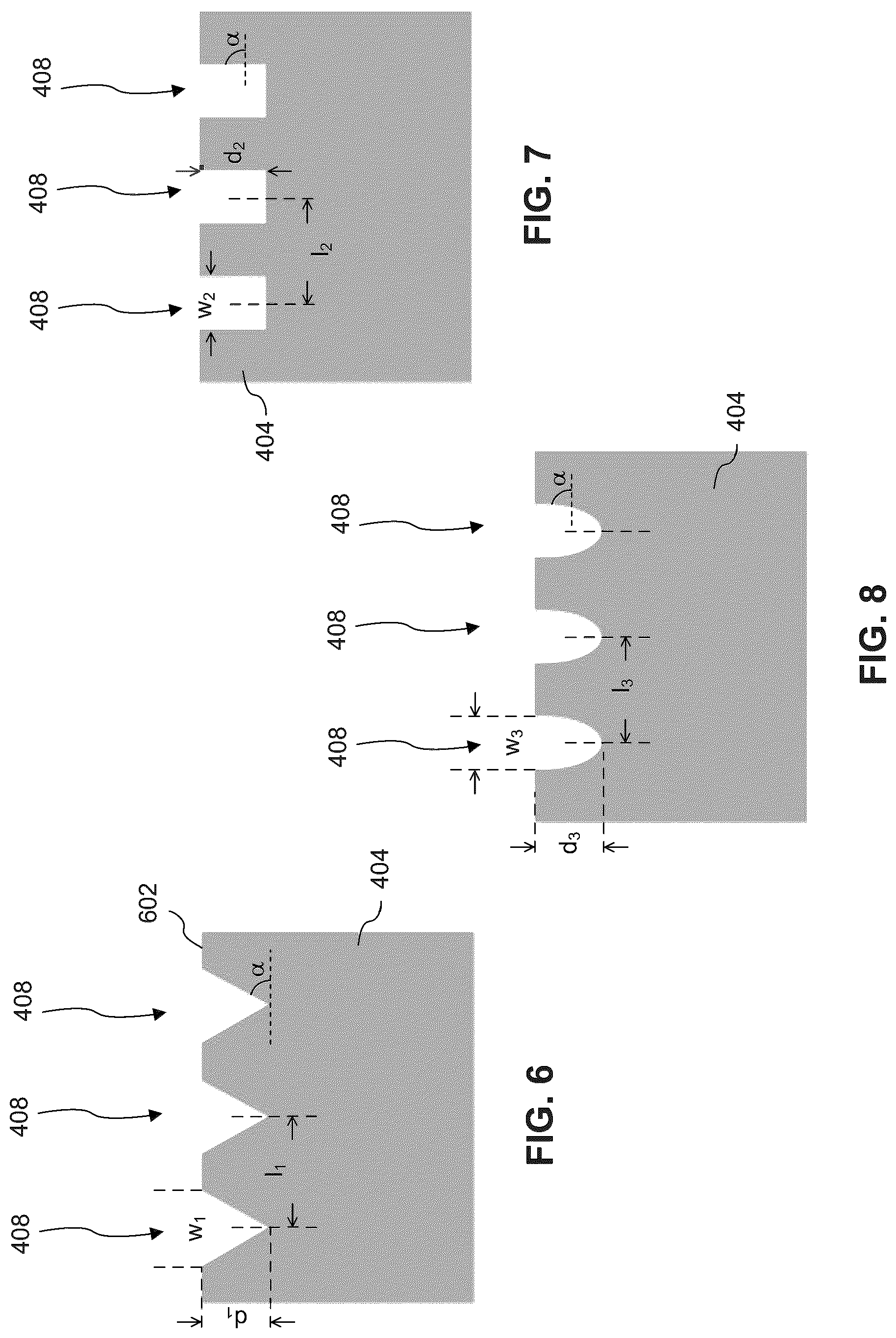 Patent US12324258 Figure 6 – Image sensor with improved quantum efficiency surface structure