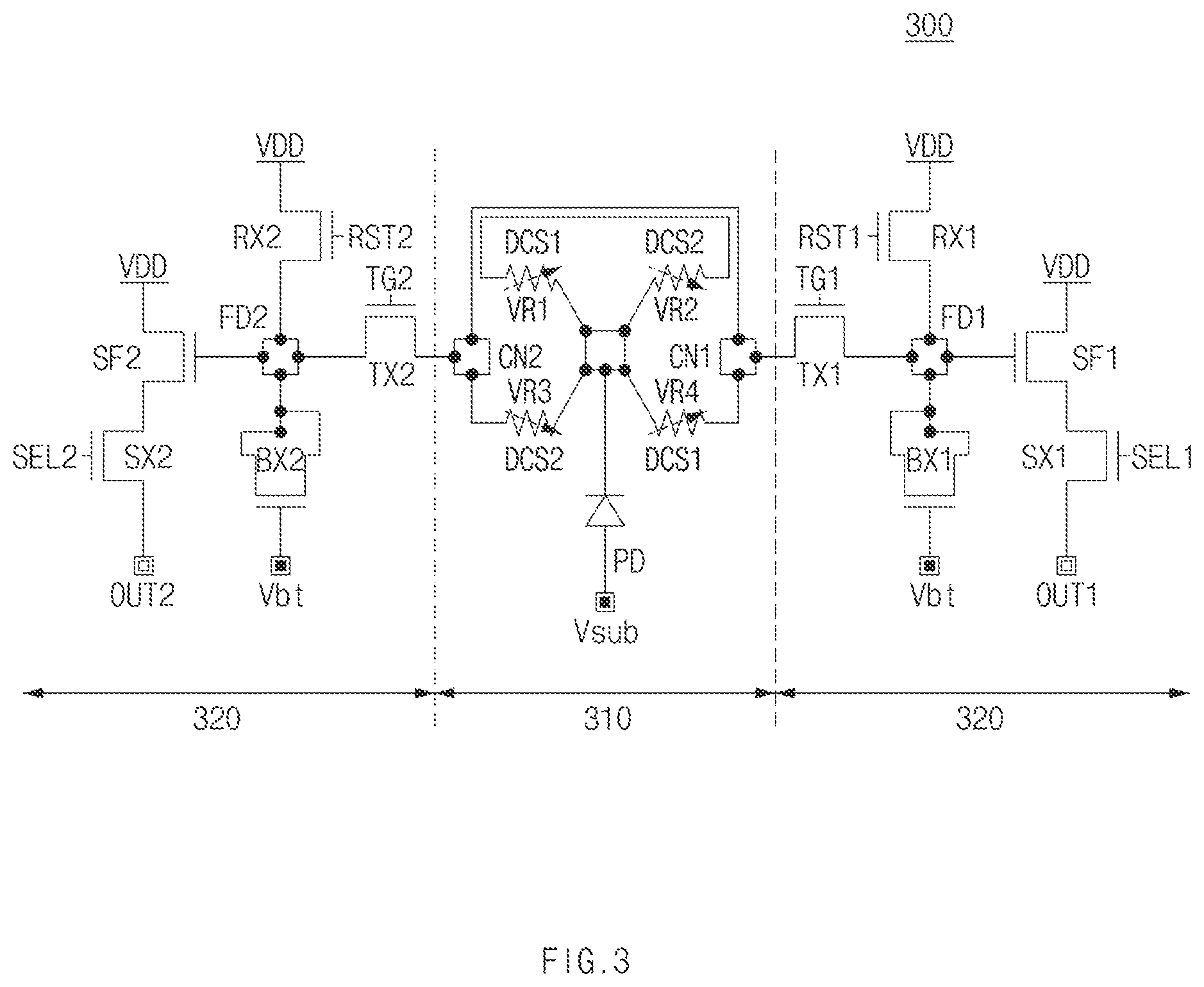 Patent US12324261 Figure 3 – Image sensing device