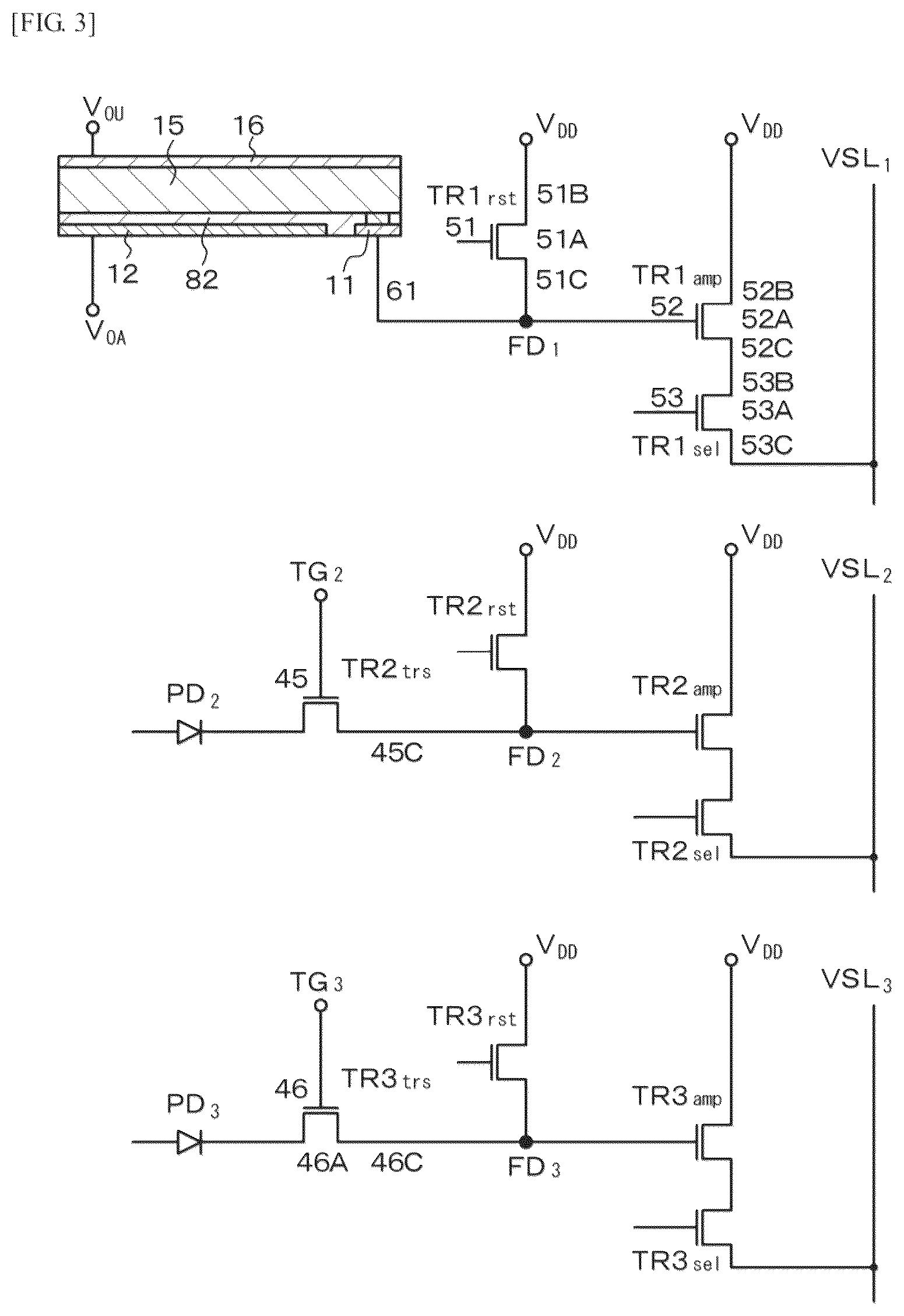 Patent US12324262 Figure 3 – Imaging element, stacked-type imaging element and solid-state imaging apparatus