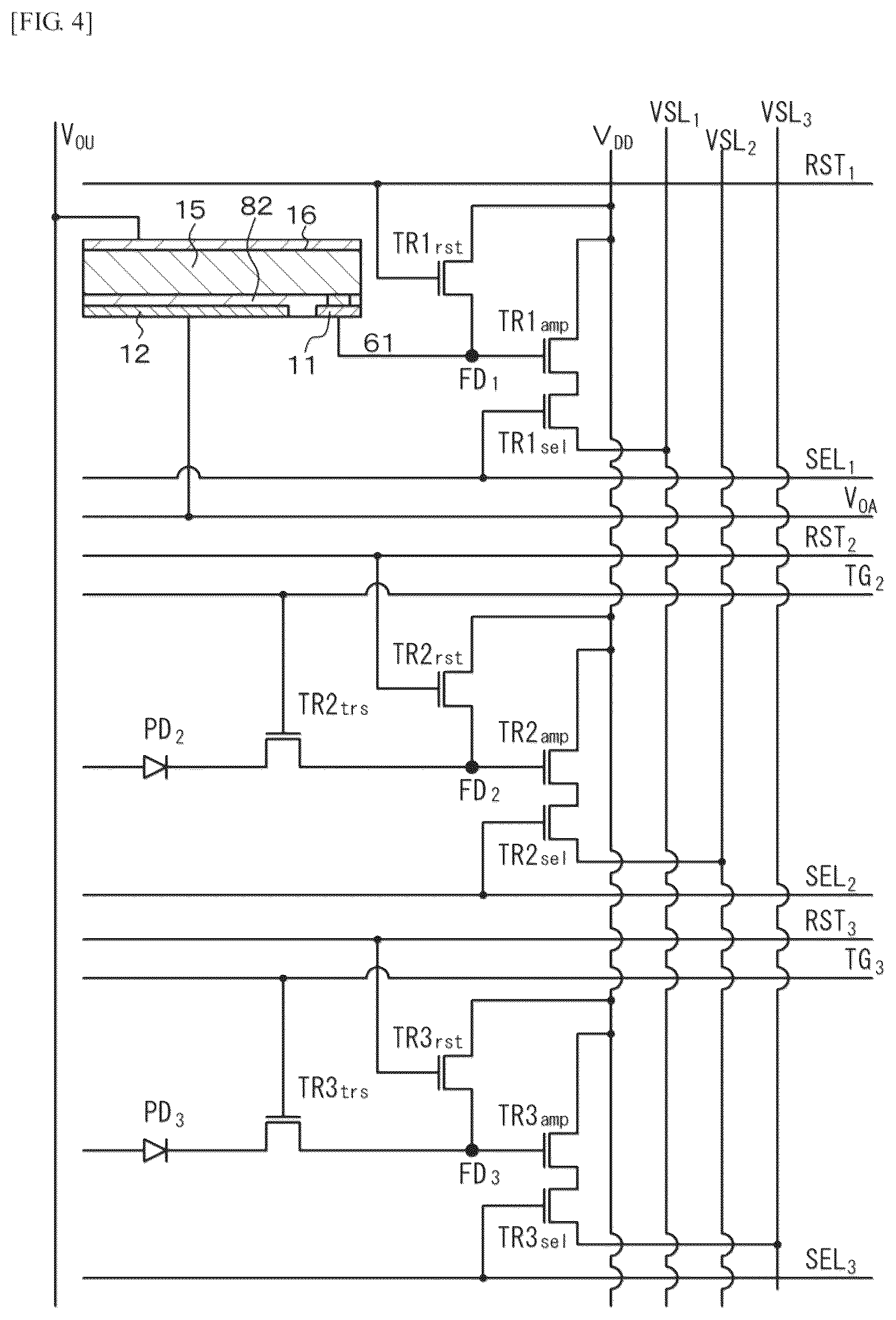 Patent US12324262 Figure 4 – Imaging element, stacked-type imaging element and solid-state imaging apparatus