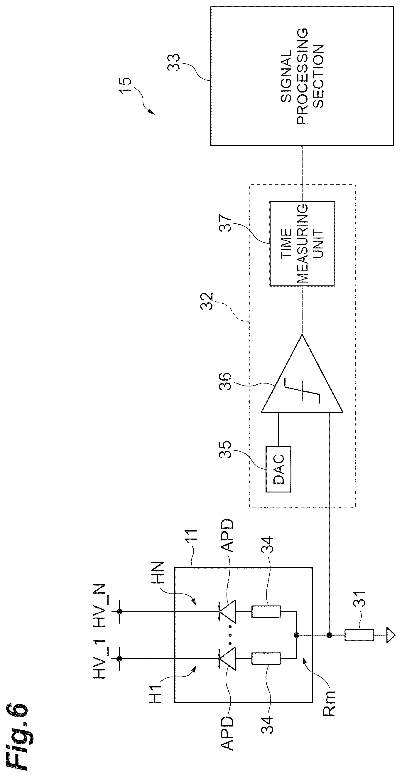 Patent US12324263 Figure 6 – Photodetection device, semiconductor photodetection element, and method for driving semiconductor photodetection element