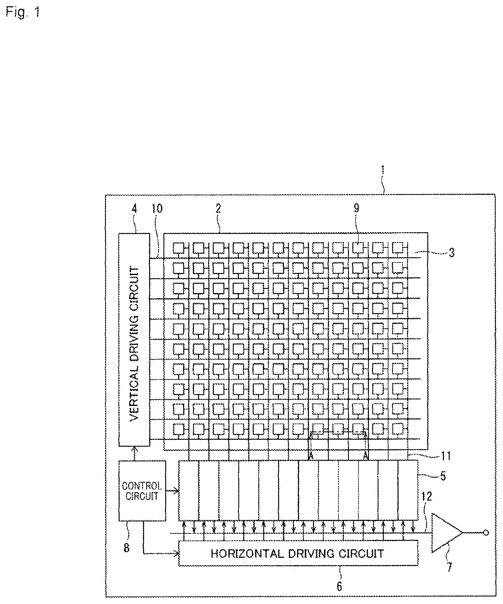 Patent US12324264 Figure 1 – Solid-state imaging device and electronic device