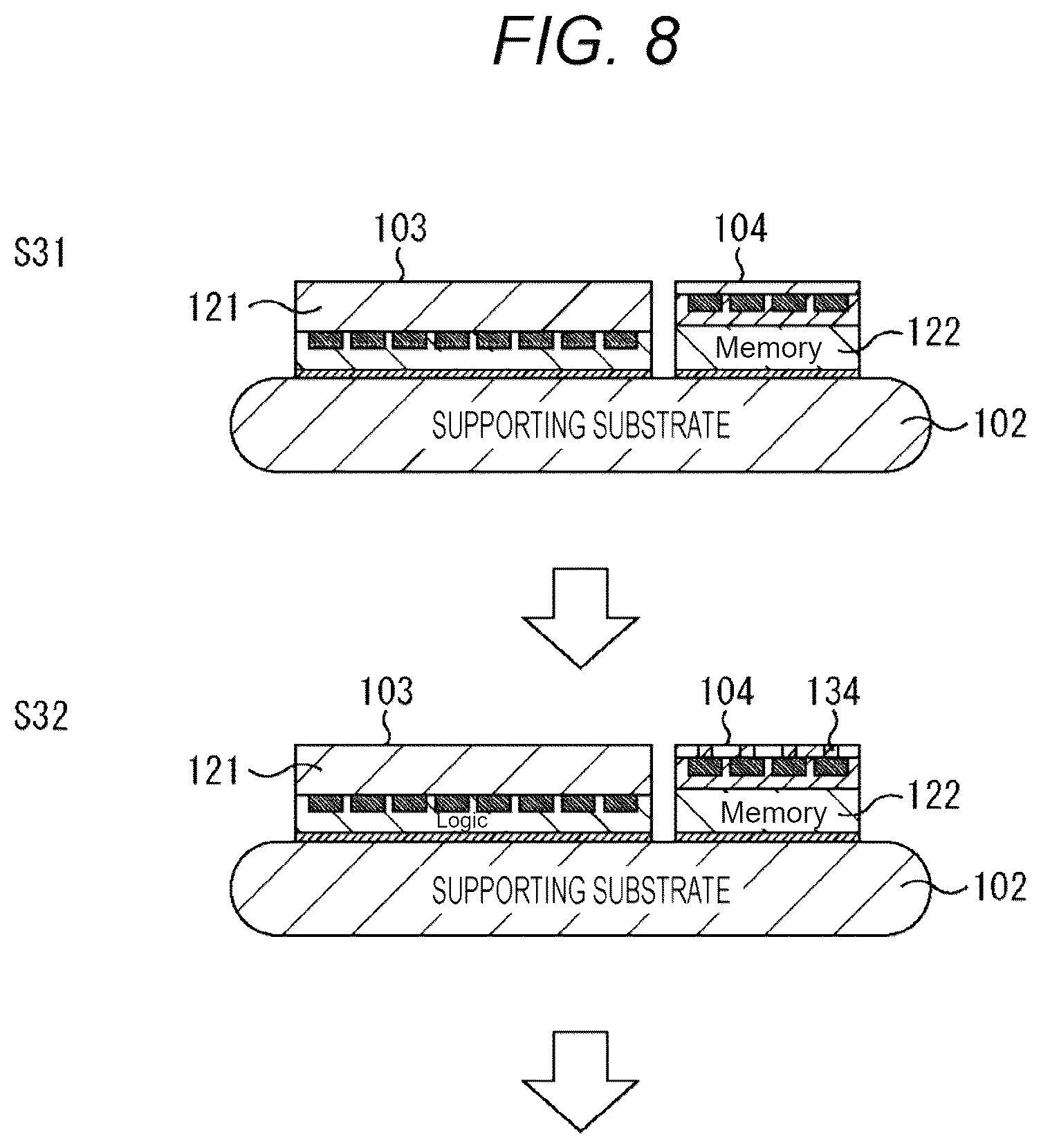 Patent US12324267 Figure 6 – Imaging device, electronic device, and manufacturing method