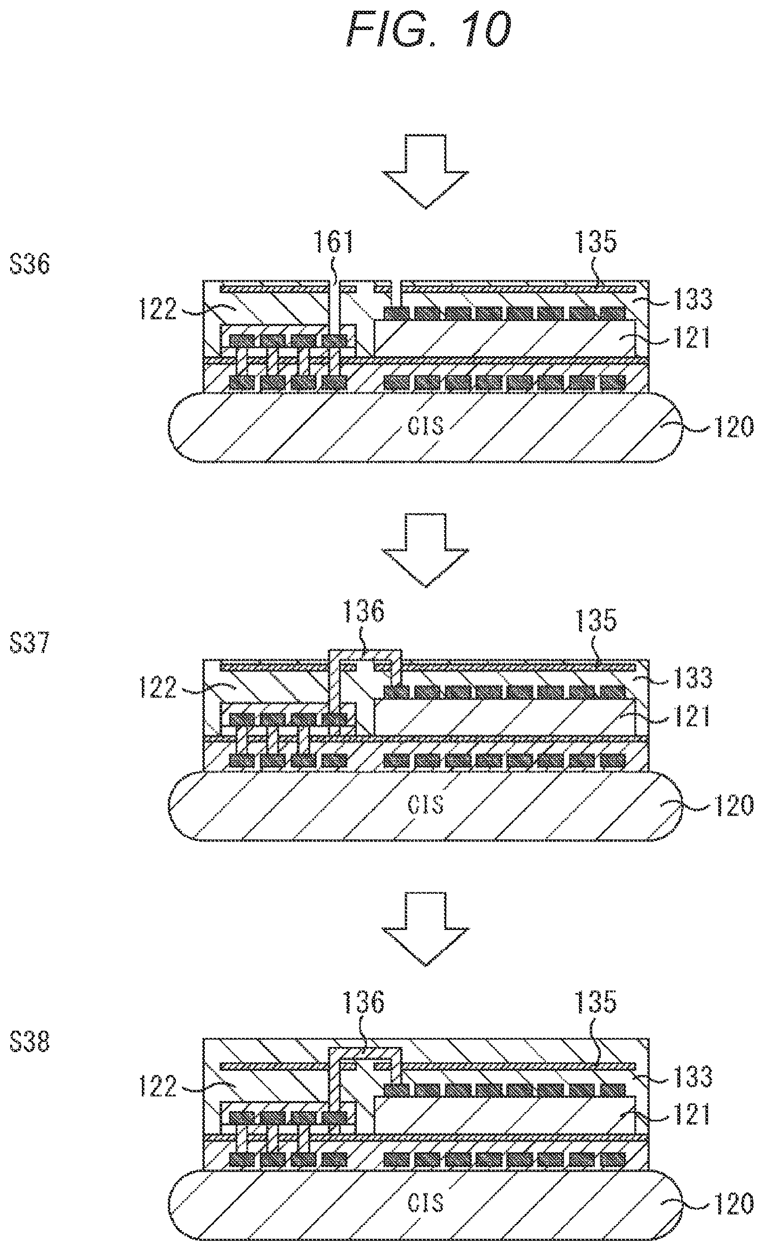Patent US12324267 Figure 8 – Imaging device, electronic device, and manufacturing method