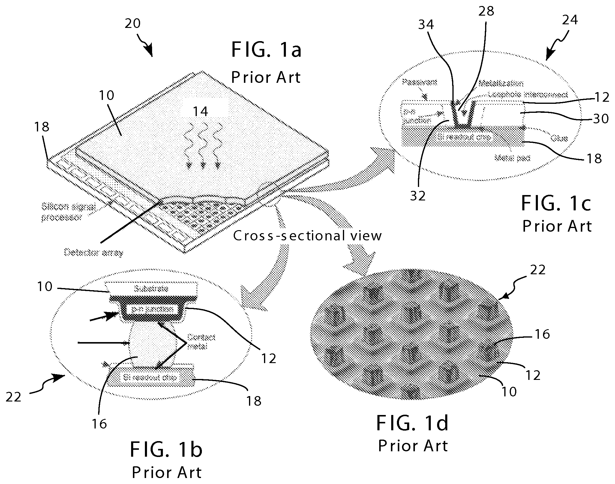 Patent US12324269 Figure 1 – Wideband detector structures