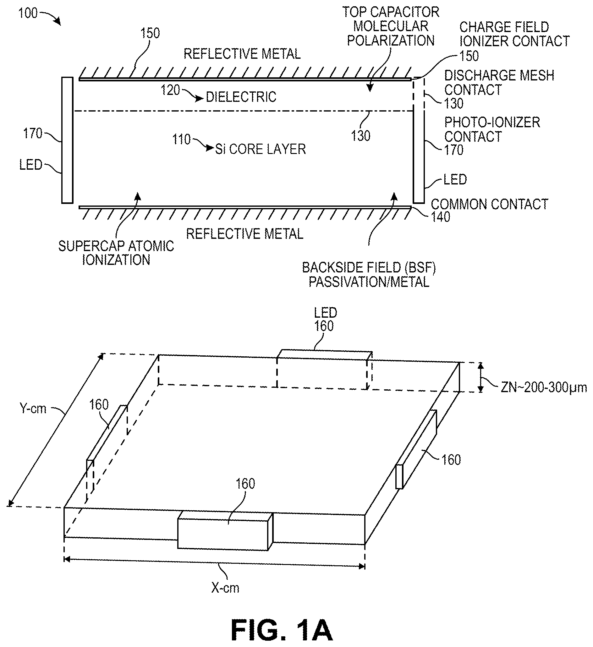 Patent US12324270 Figure 1 – Quantum photonic energy storage cell and manufacturing methods thereof