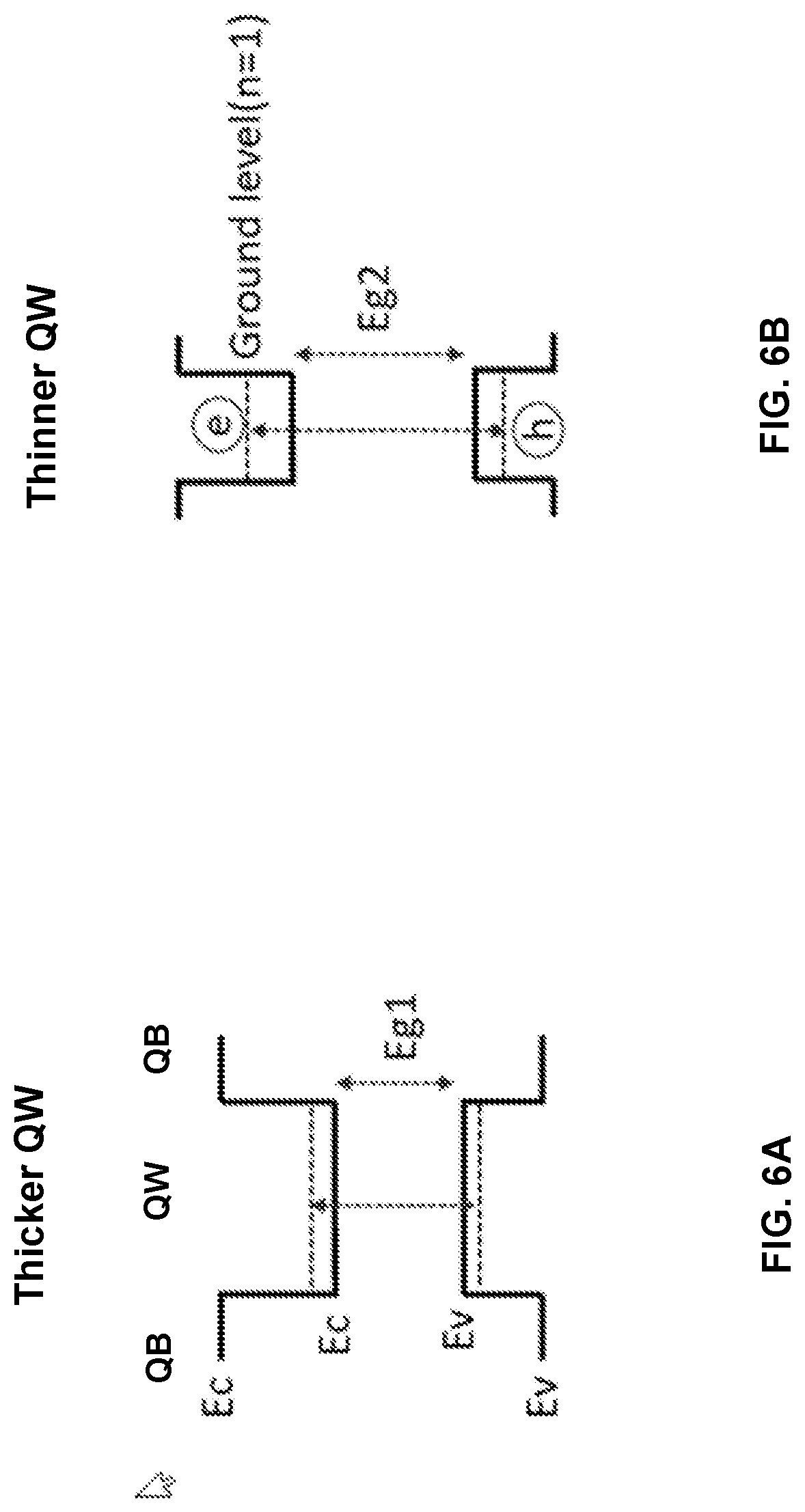 Patent US12324273 Figure 6 – Segmented and quantum mechanically isolated active regions in light emitting diodes
