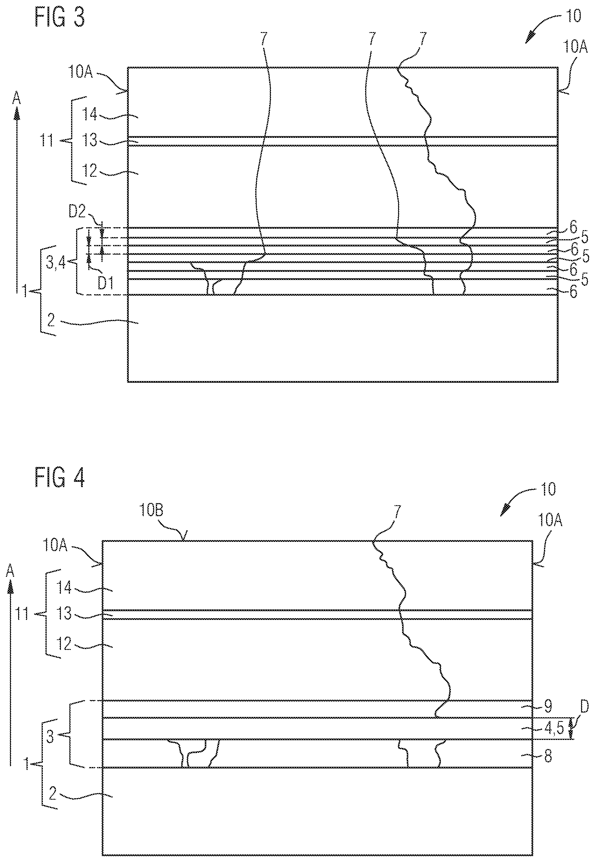 Patent US12324275 Figure 2 – Growth structure for a radiation-emitting semiconductor component, and radiation-emitting semiconductor component