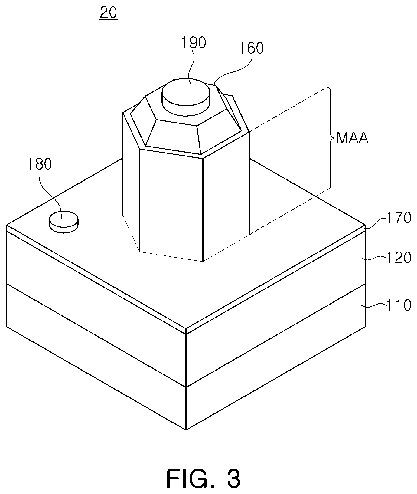 Patent US12324277 Figure 3 – Nitride semiconductor light emitting device and display device using the same