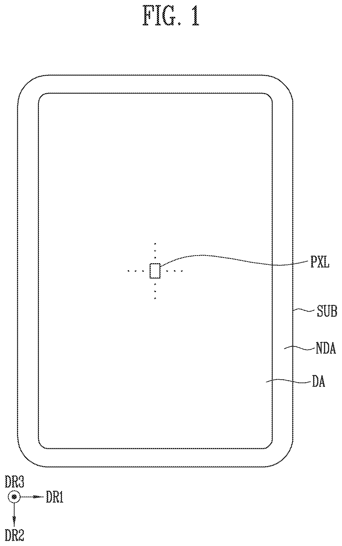 Patent US12324280 Figure 1 – Display device and manufacturing method thereof