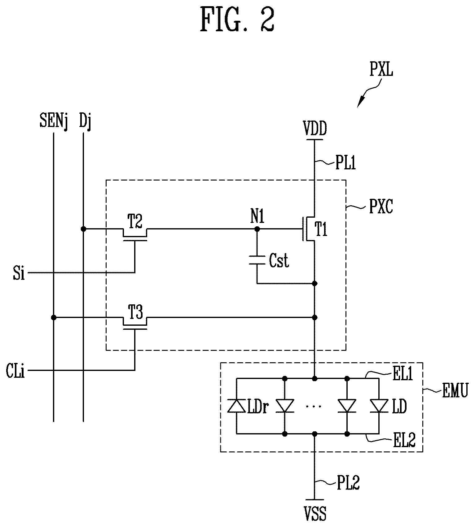 Patent US12324280 Figure 2 – Display device and manufacturing method thereof
