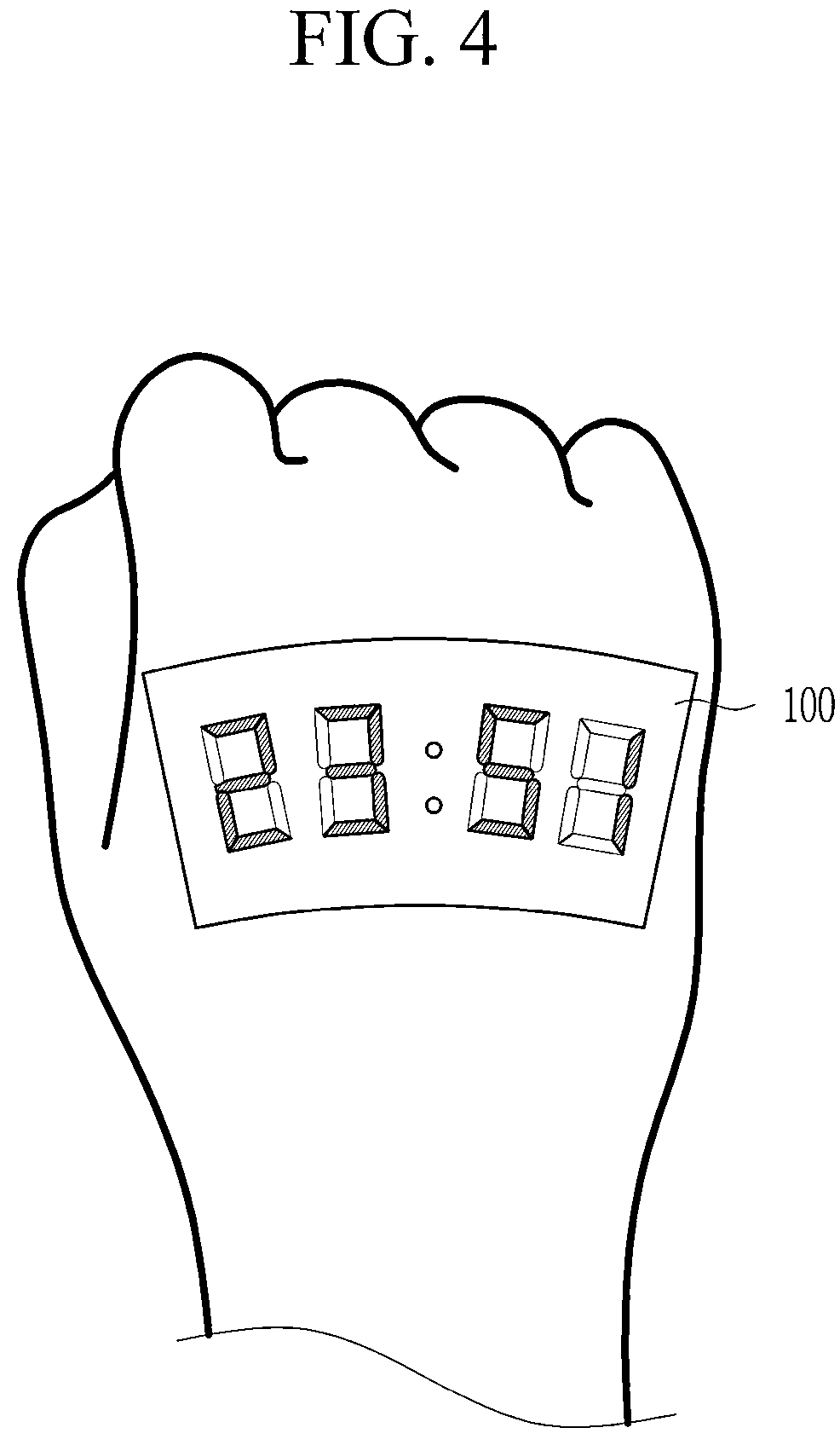 Patent US12324281 Figure 3 – Stretchable device and electronic device