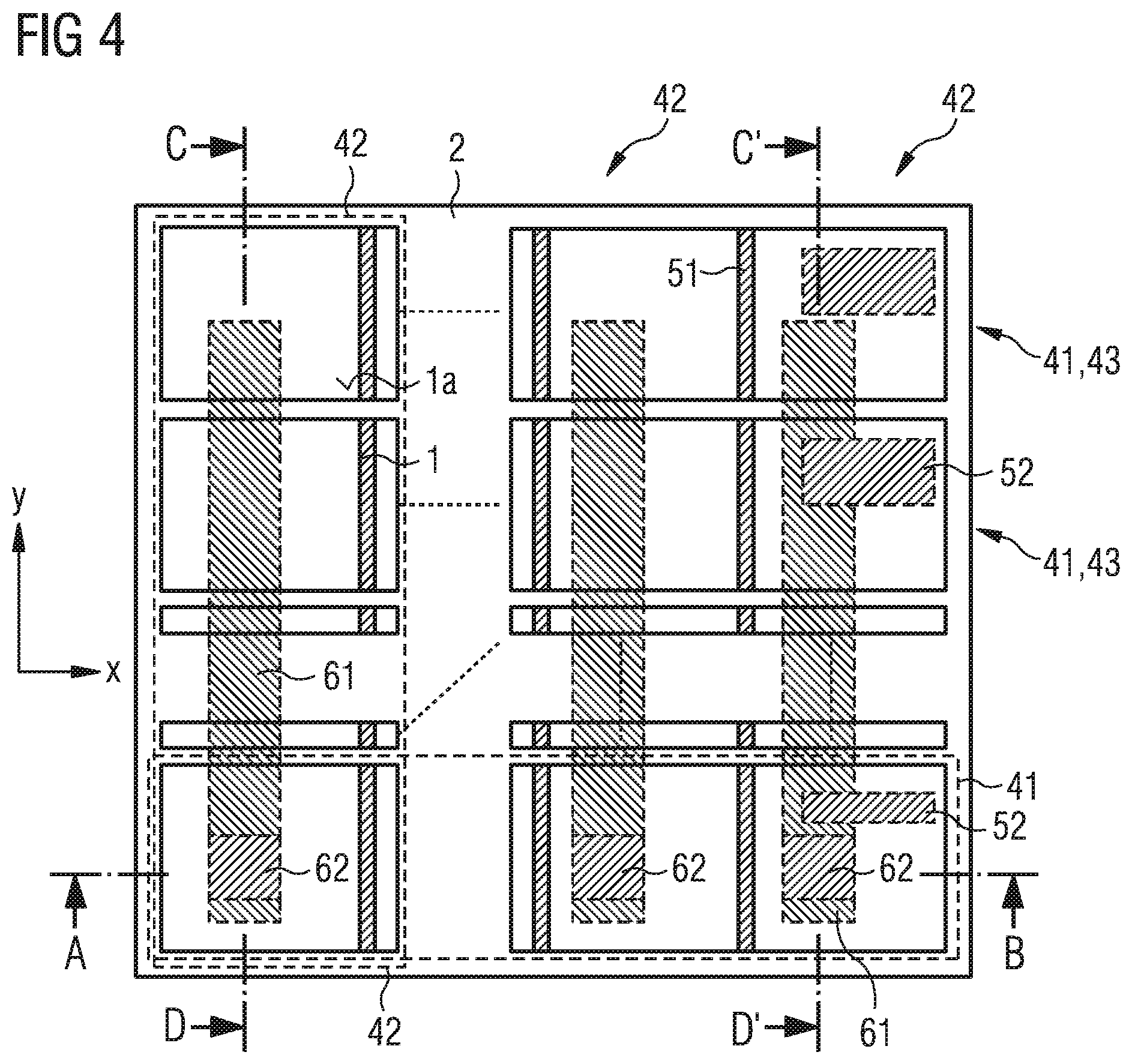 Patent US12324282 Figure 5 – Optoelectronic arrangement and method for producing an optoelectronic arrangement