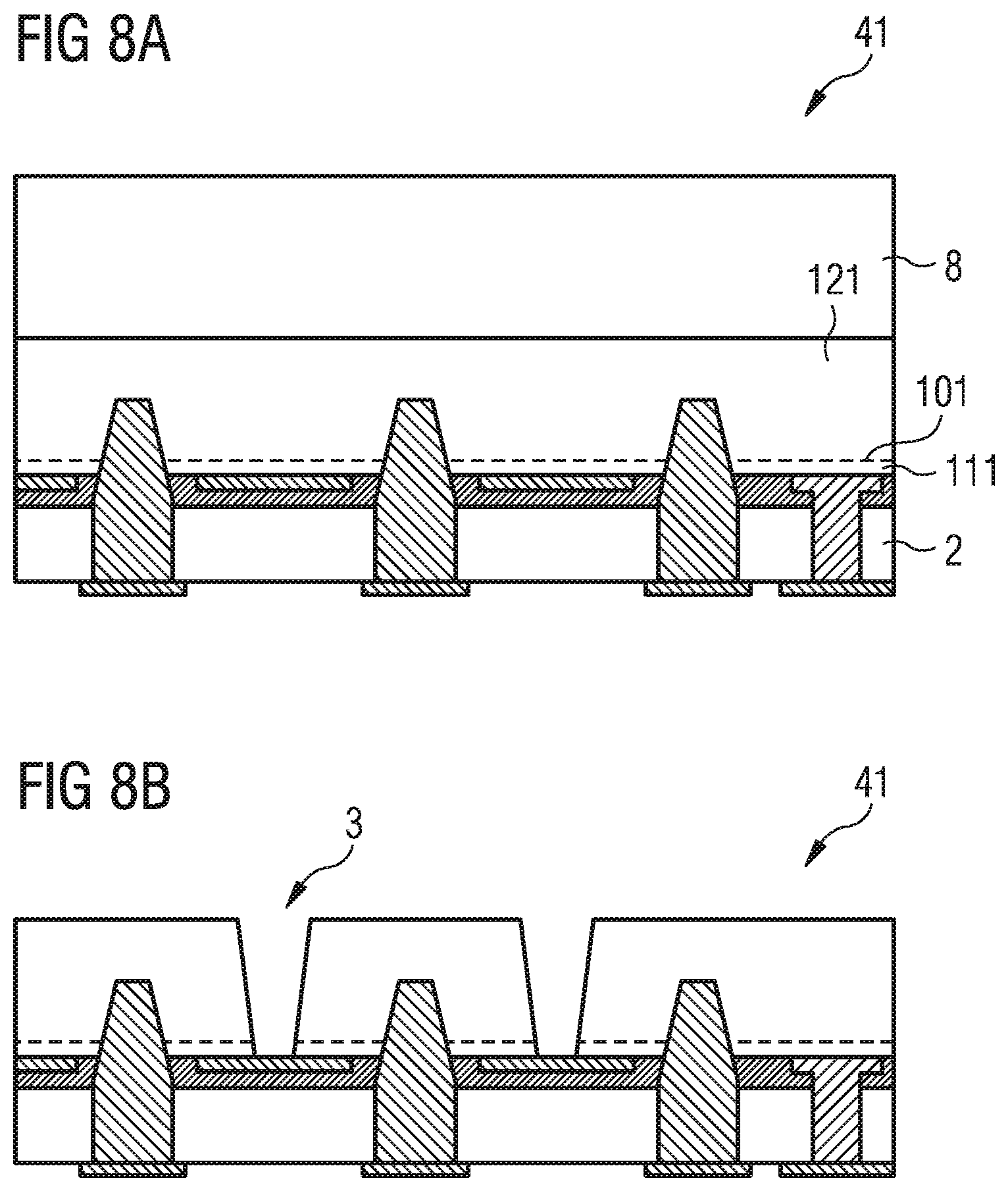 Patent US12324282 Figure 8 – Optoelectronic arrangement and method for producing an optoelectronic arrangement