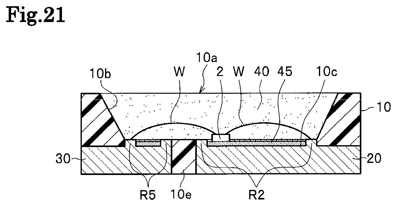 Patent US12324283 Figure 11 – Light emitting device package having lead electrode with varying height