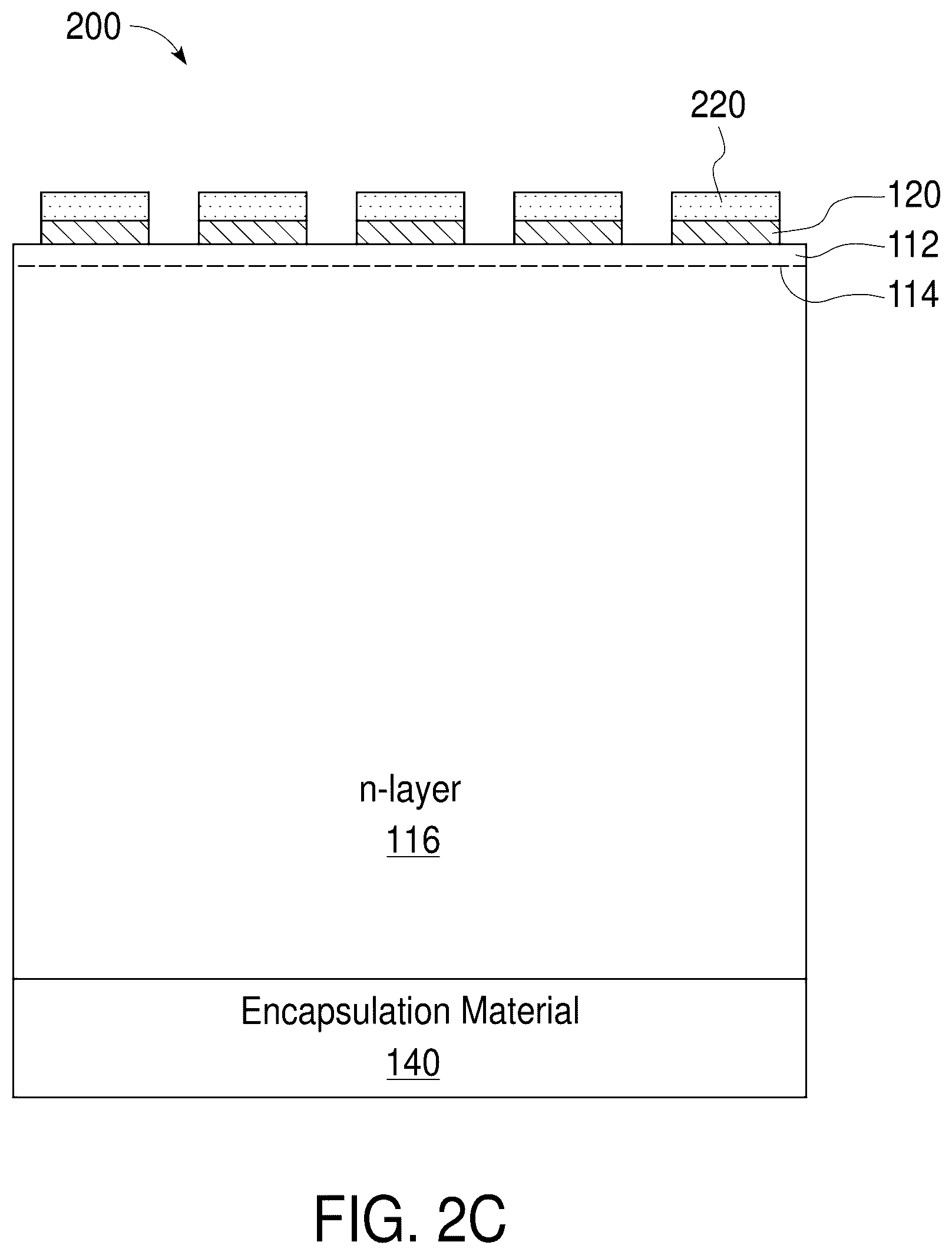 Patent US12324285 Figure 4 – Ultra-dense array of LEDs with ruthenium mirrors