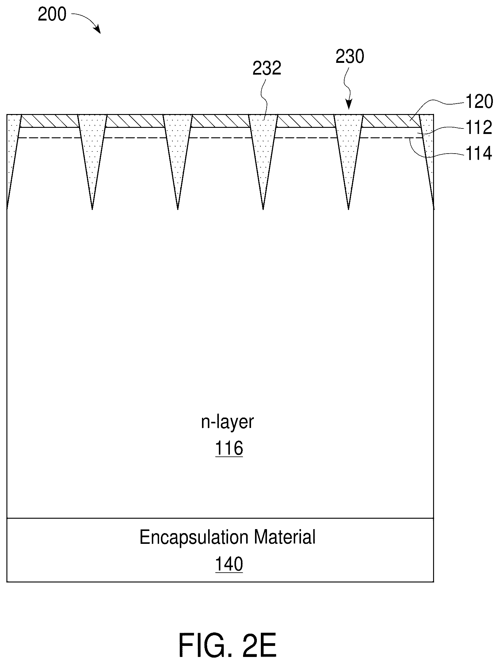 Patent US12324285 Figure 6 – Ultra-dense array of LEDs with ruthenium mirrors