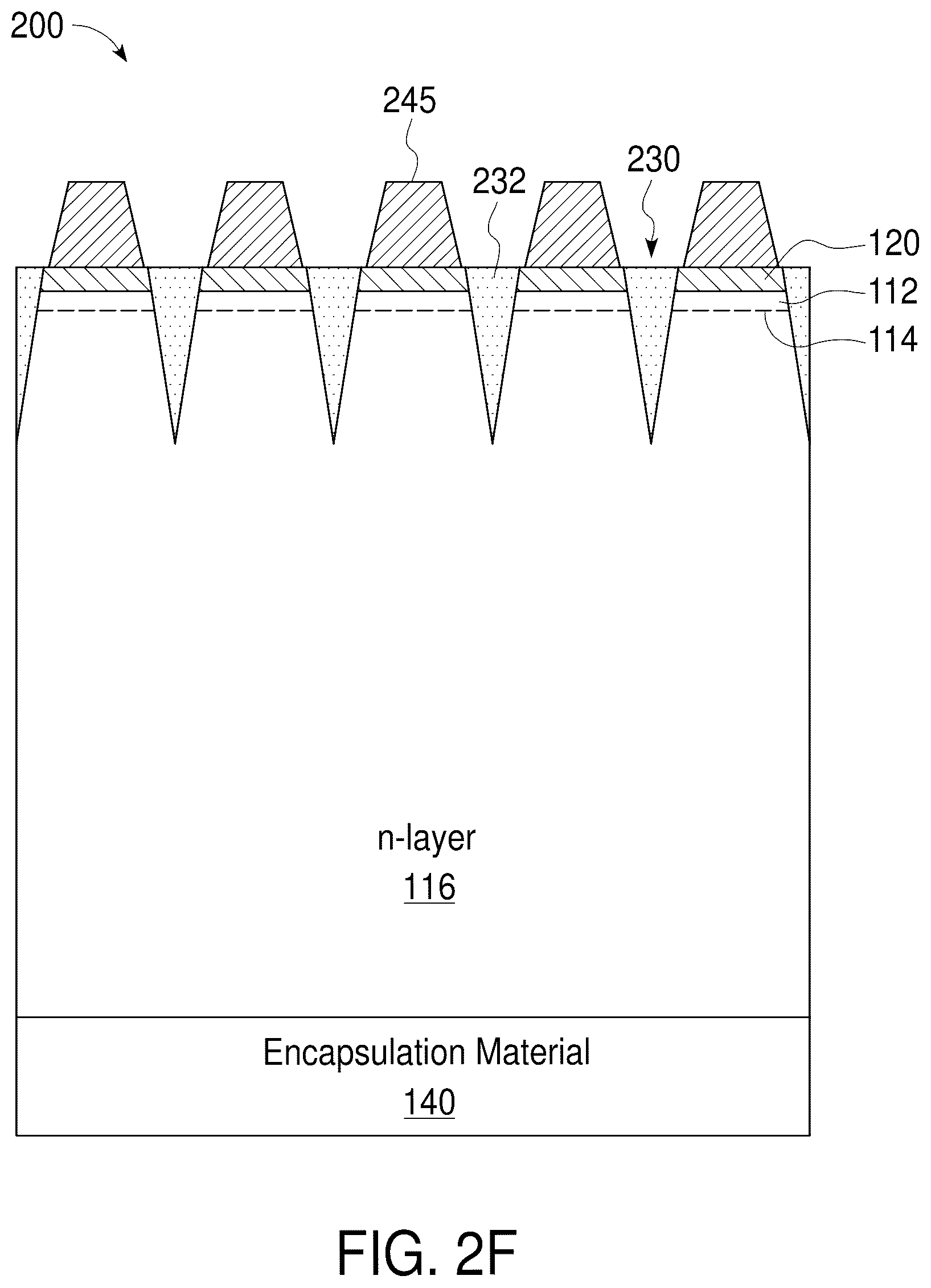 Patent US12324285 Figure 7 – Ultra-dense array of LEDs with ruthenium mirrors