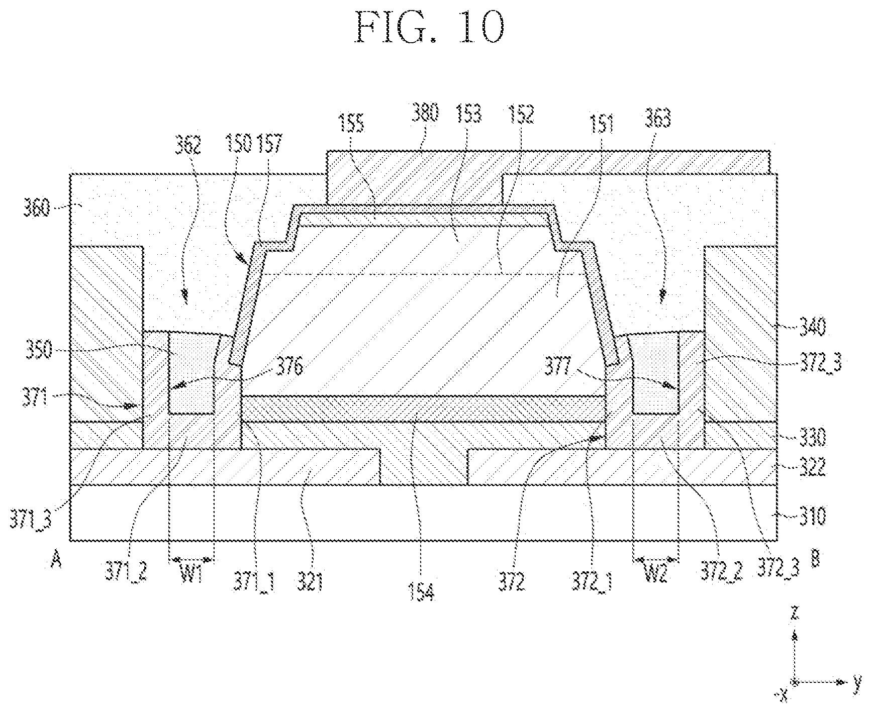 Patent US12324289 Figure 8 – Display device