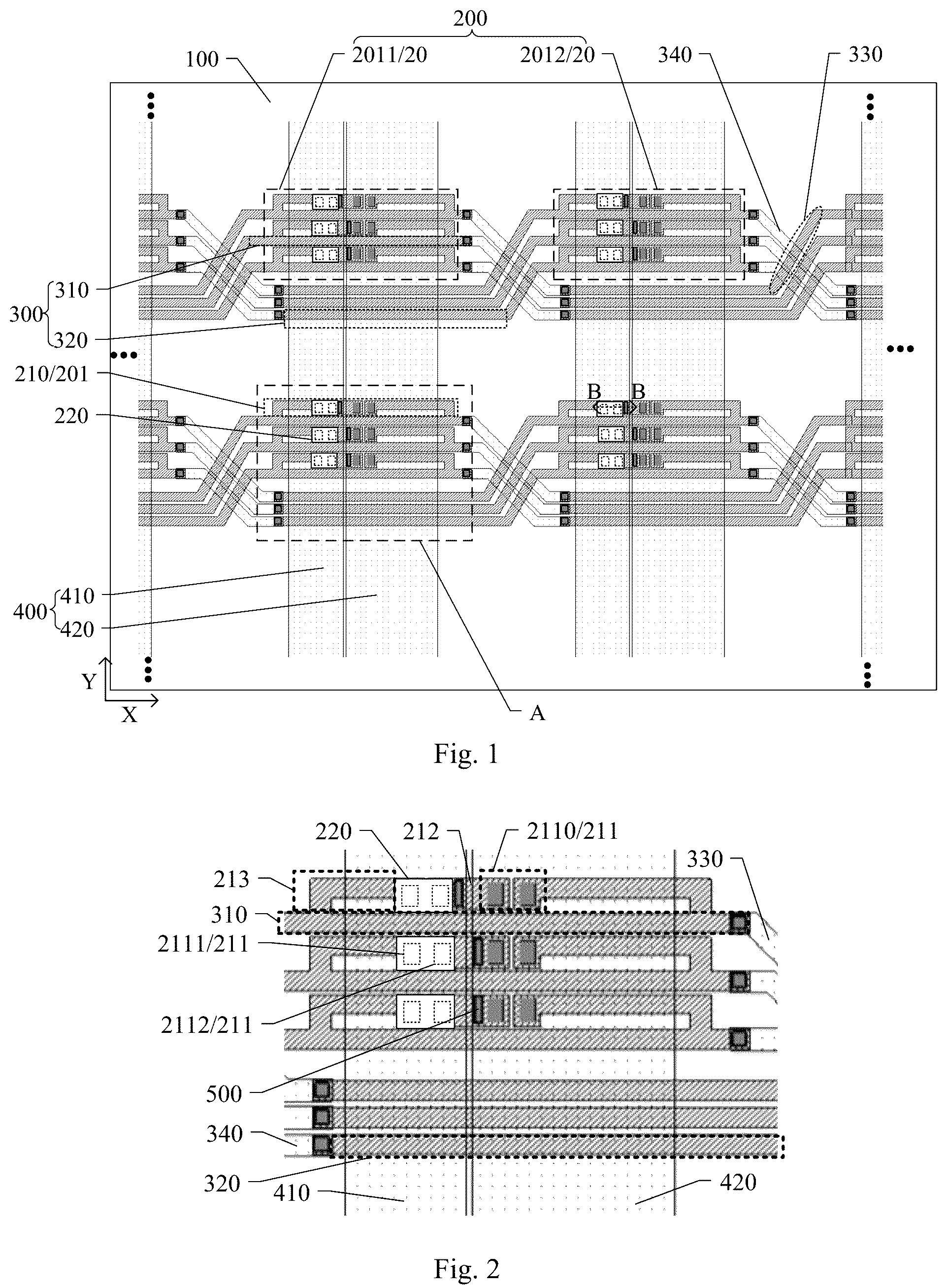 Patent US12324293 Figure 1 – Light emitting substrate, wiring substrate and display device