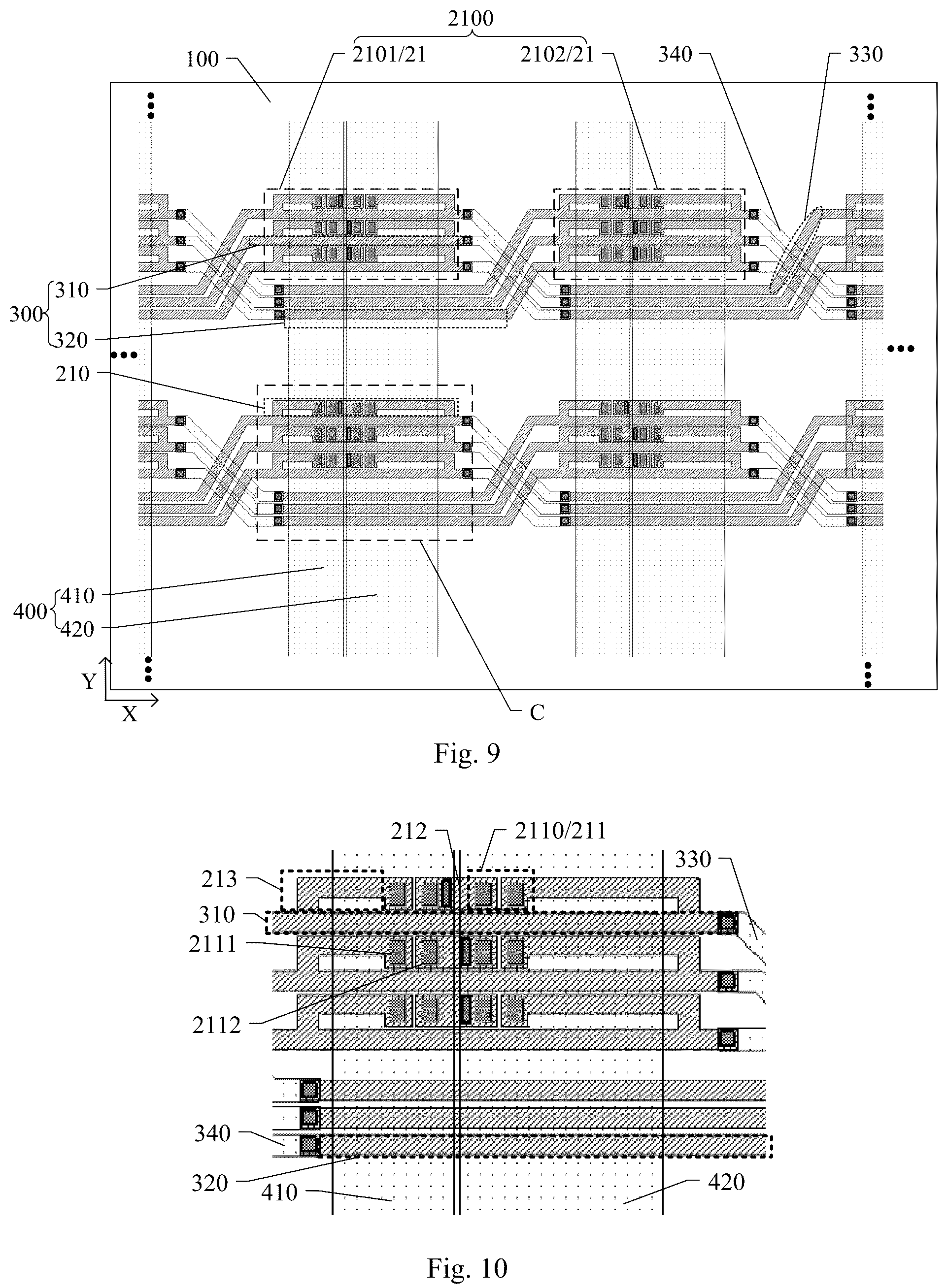 Patent US12324293 Figure 5 – Light emitting substrate, wiring substrate and display device