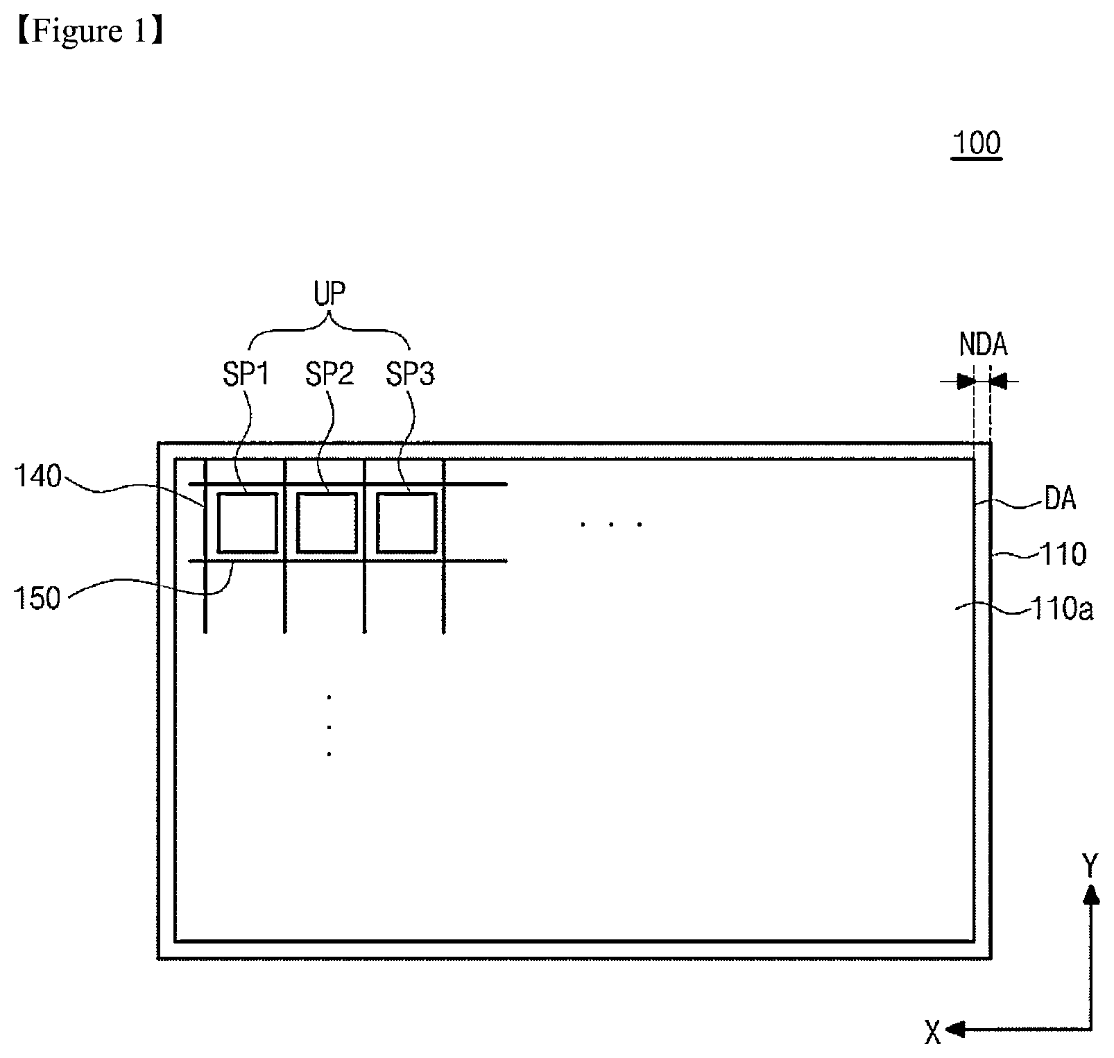 Patent US12324294 — Light emitting diode display device — Figure 1