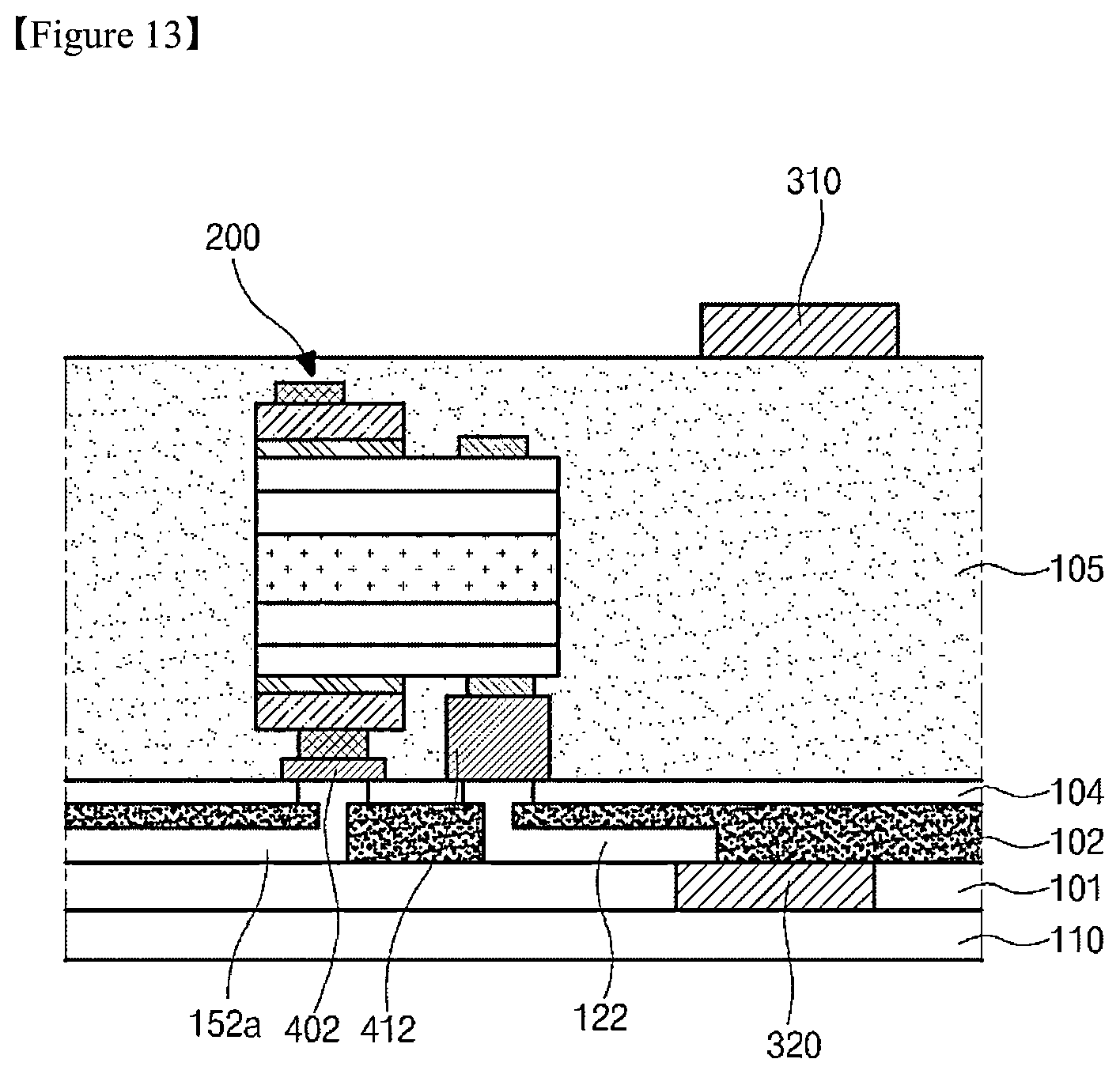 Patent US12324294 Figure 8 – Light emitting diode display device