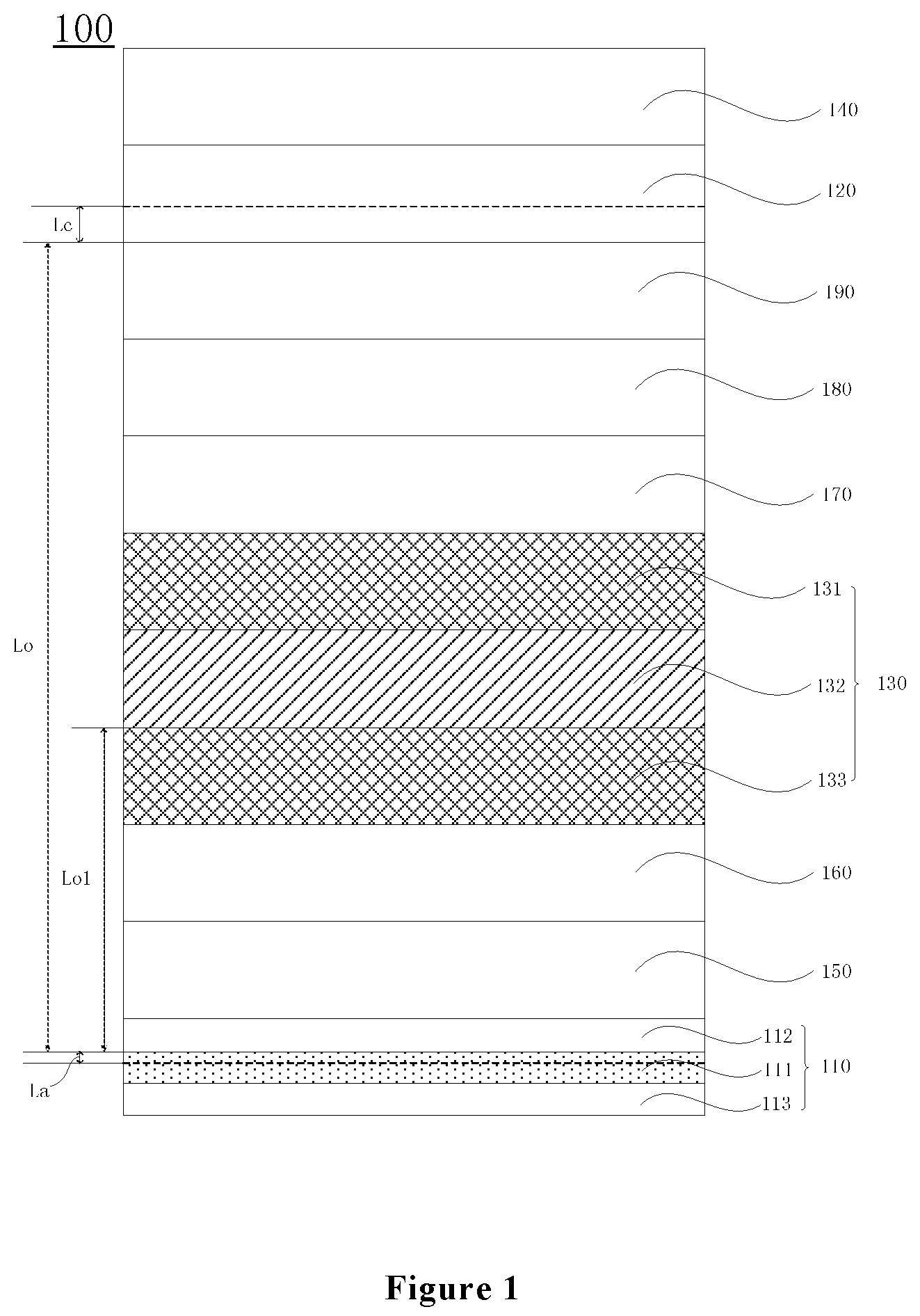 Patent US12324299 Figure 1 – Organic light-emitting device, a manufacturing method and display device