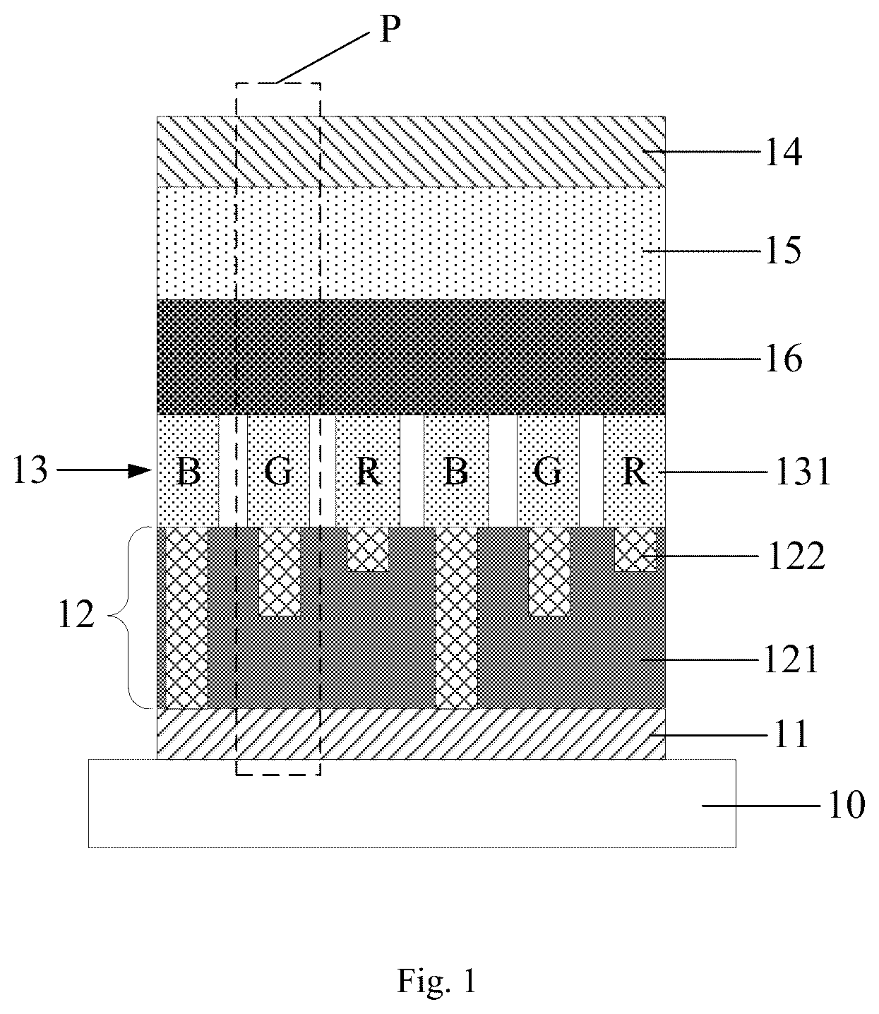 Patent US12324300 — Display panel and manufacturing method therefor, and display apparatus — Figure 1